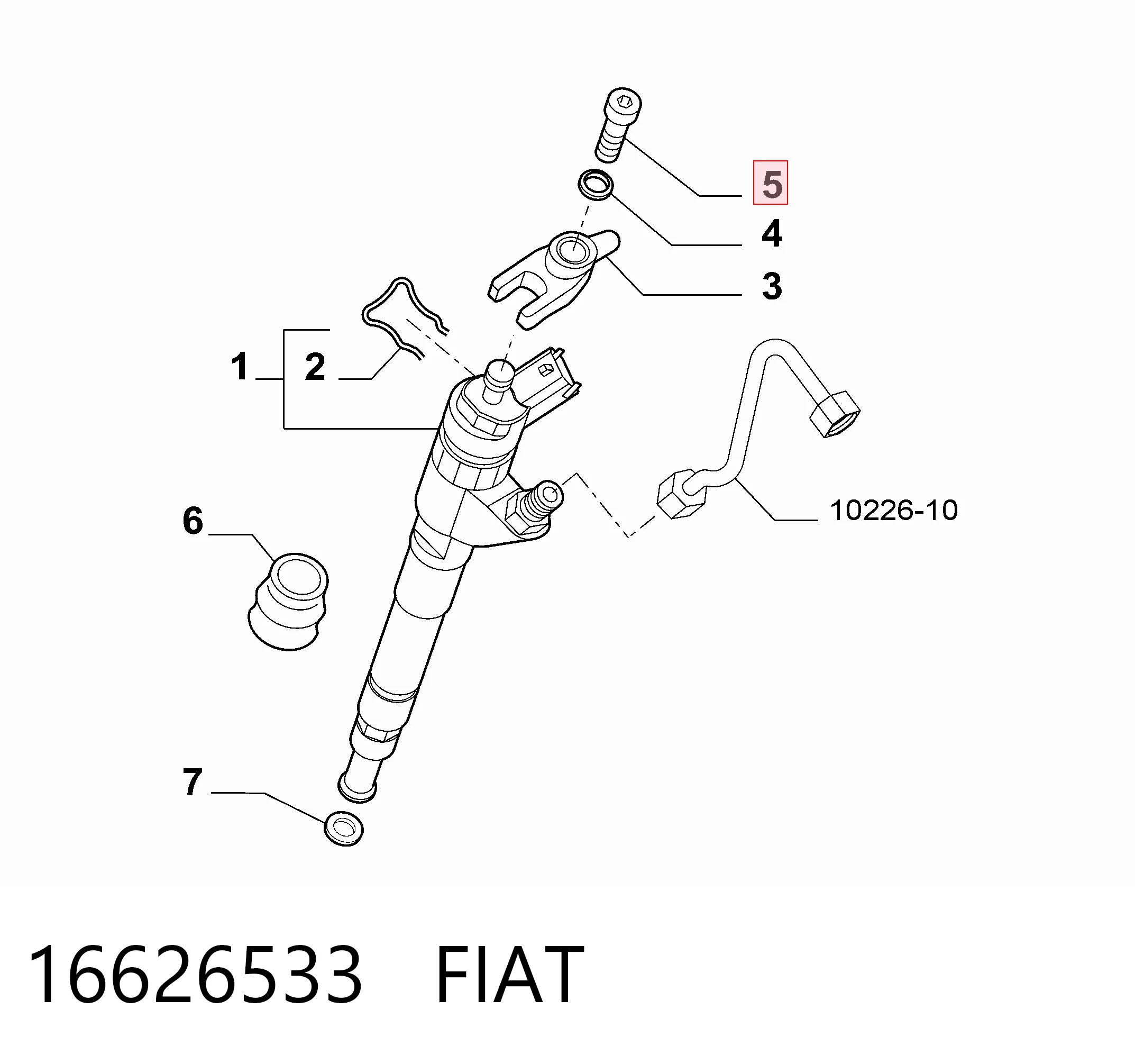 Купити 16626533 Iveco Болт кріплення форсунки