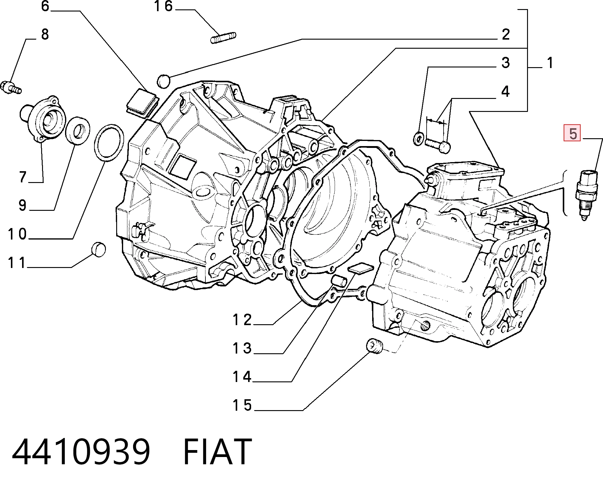 Купити Датчик заднього ходу Fiat Fiorino  146 Uno