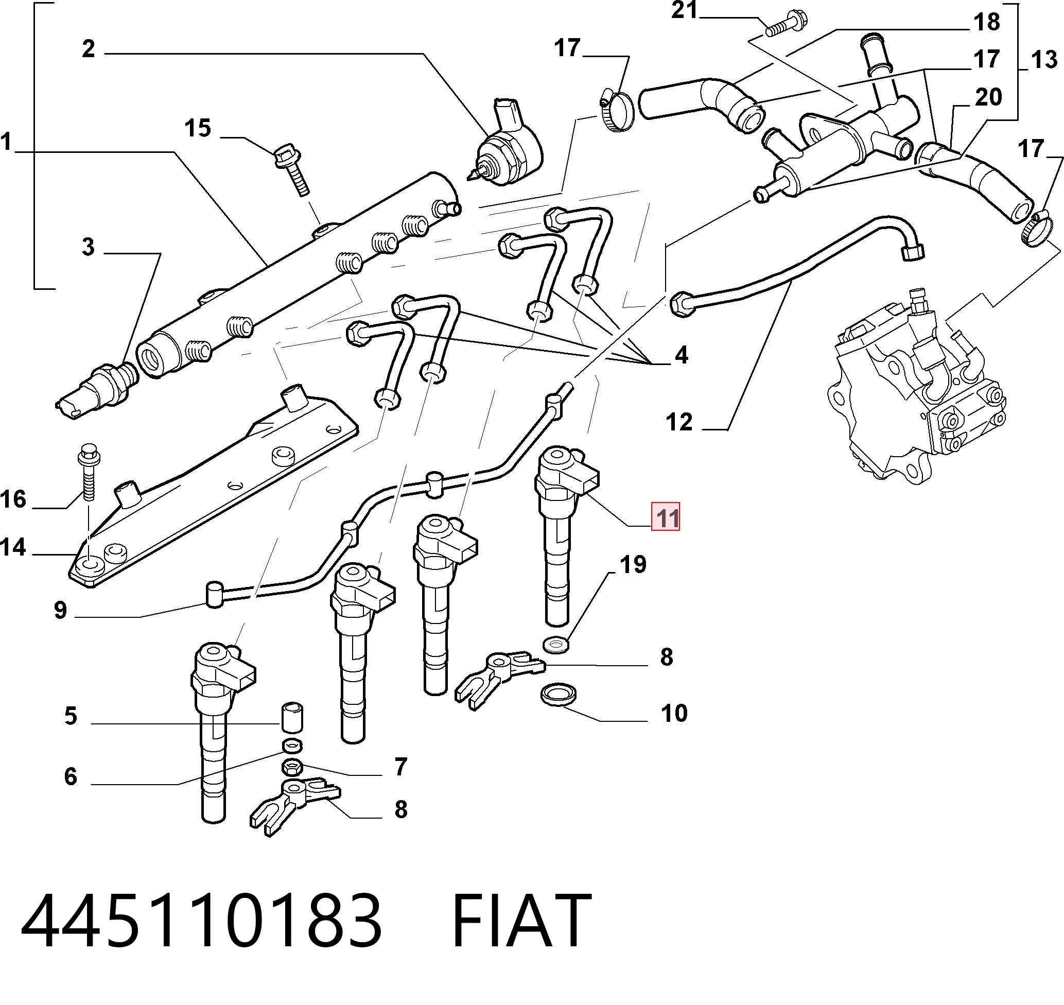Паливні форсунки 5821098 General Motors