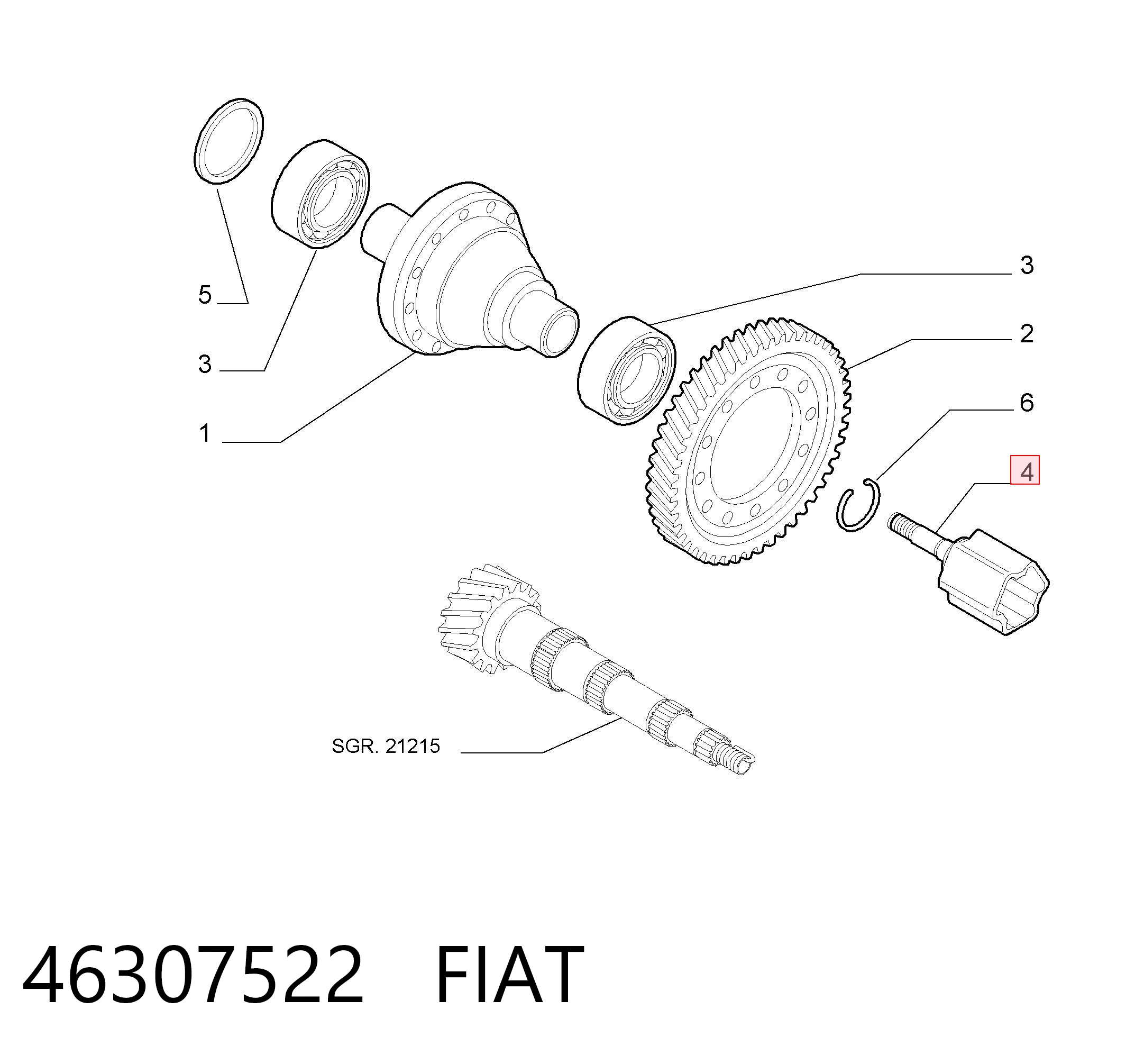 ШРКШ внутрішній, передній, лівий TIJ0013 Magneti Marelli