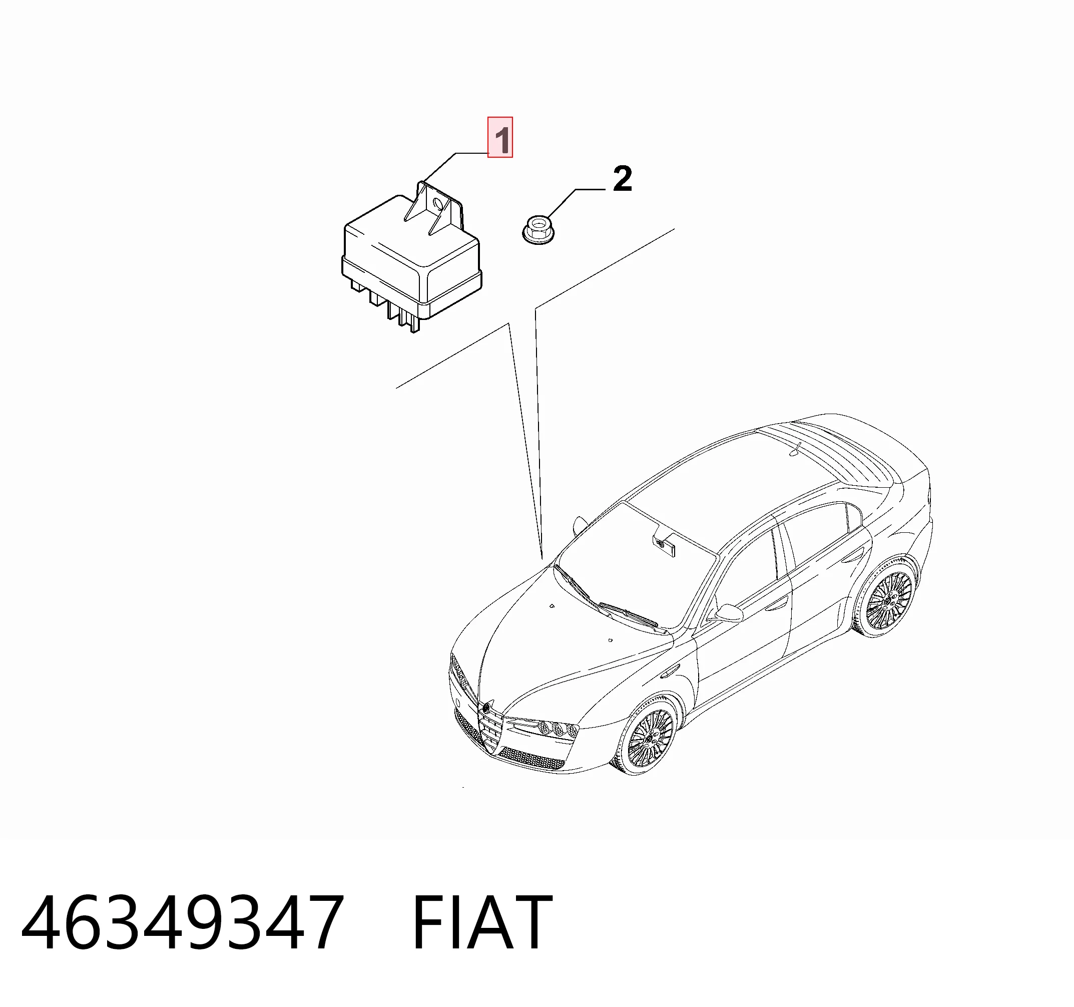 Реле накалу Bosch 281003043