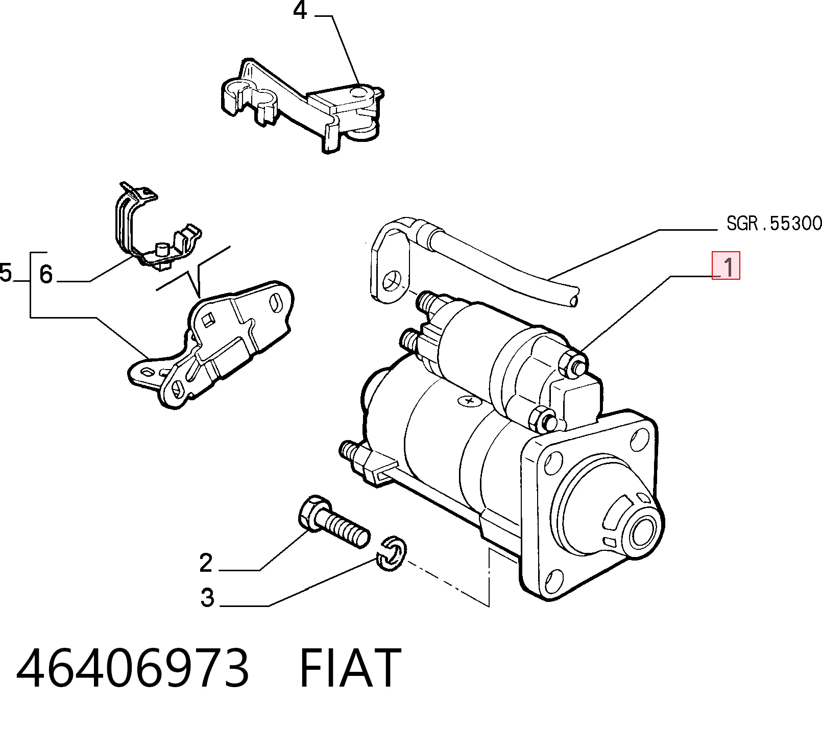 63111007 Magneti Marelli Стартер двигуна