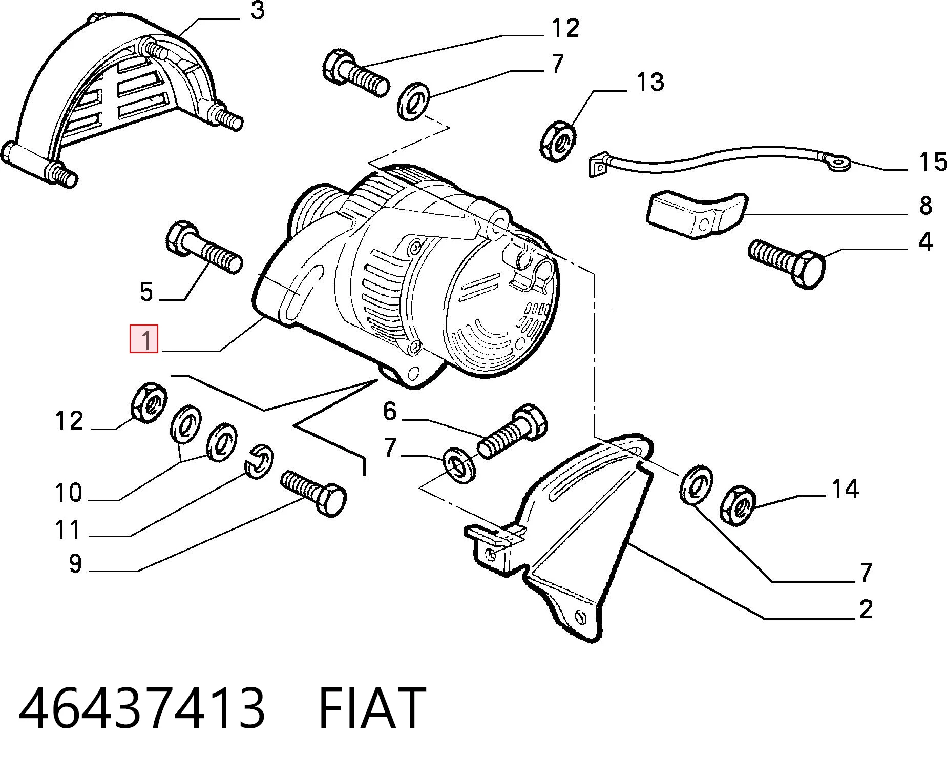 Генератор автомобільний Magneti Marelli 943313501010