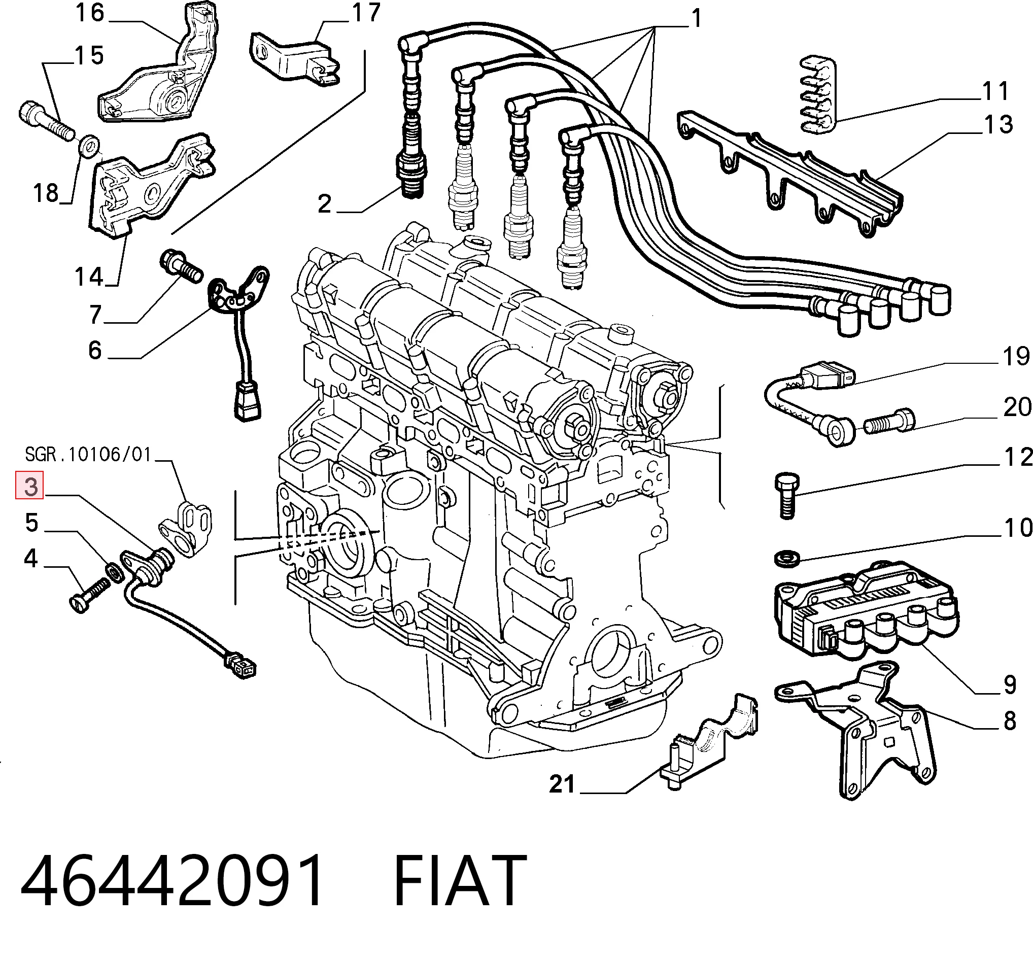 46442091 Fiat/Alfa/Lancia ДПКВ