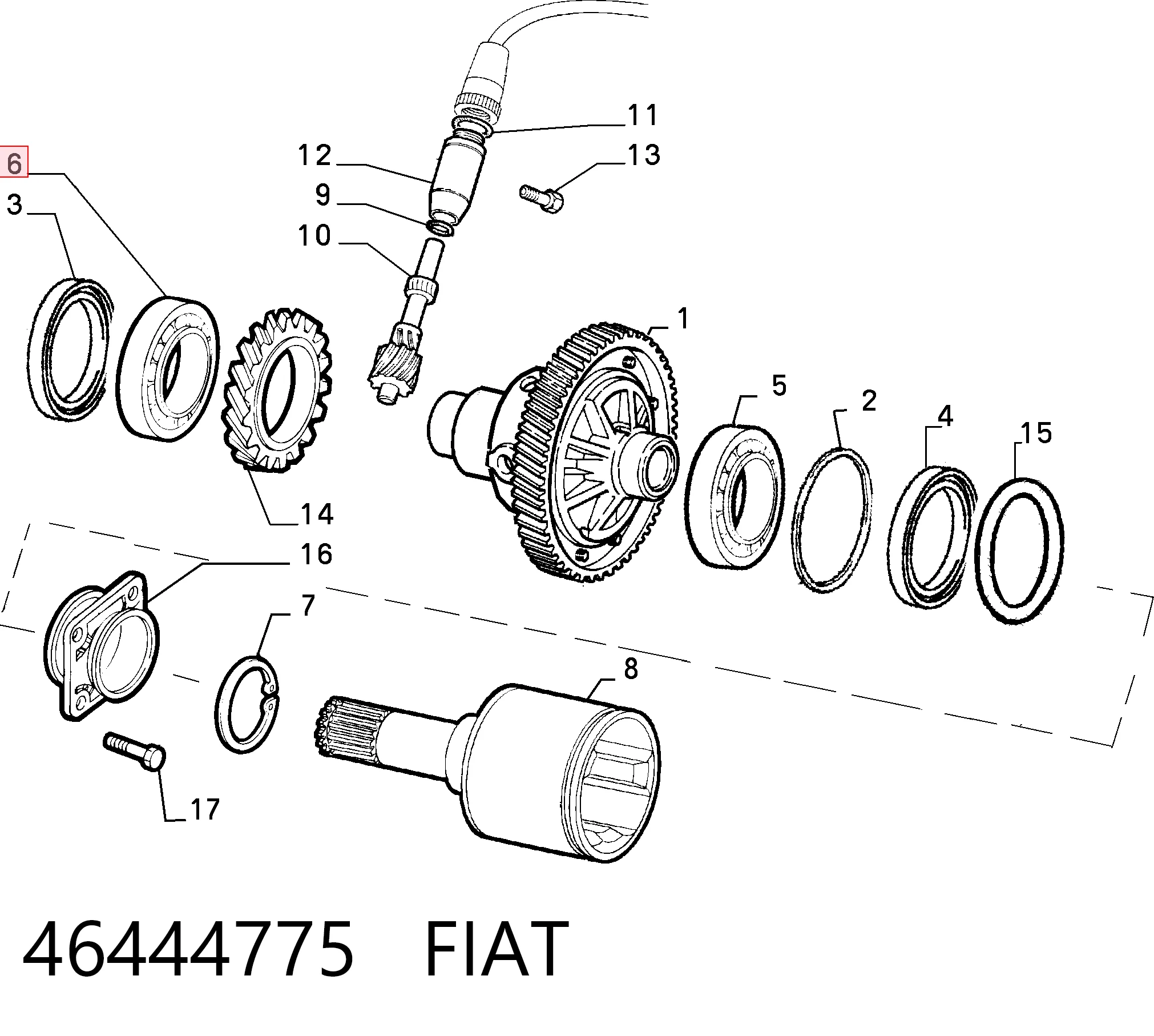 95531186 Peugeot/Citroen Підшипник диференціалу переднього моста