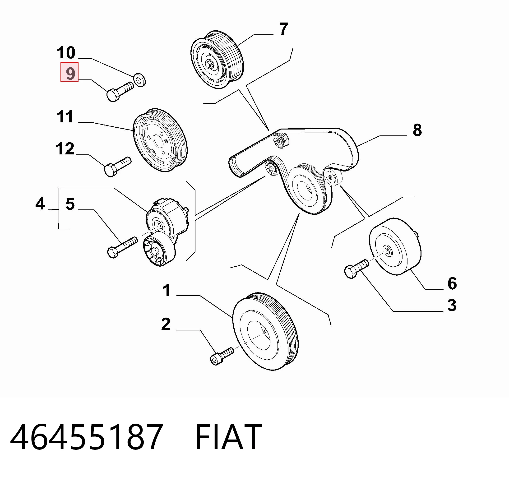 11097411 Peugeot/Citroen Болт кріплення головки блоку циліндрів