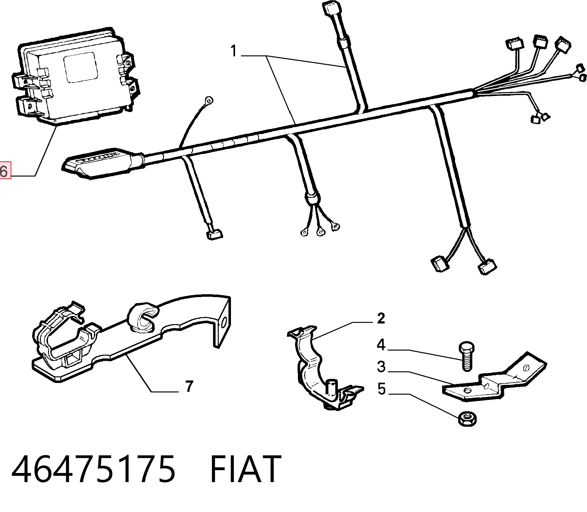 ЕБУ Fiat Punto I хетчбек (176) (1993 - 1999) ціна, від 9.89 USD