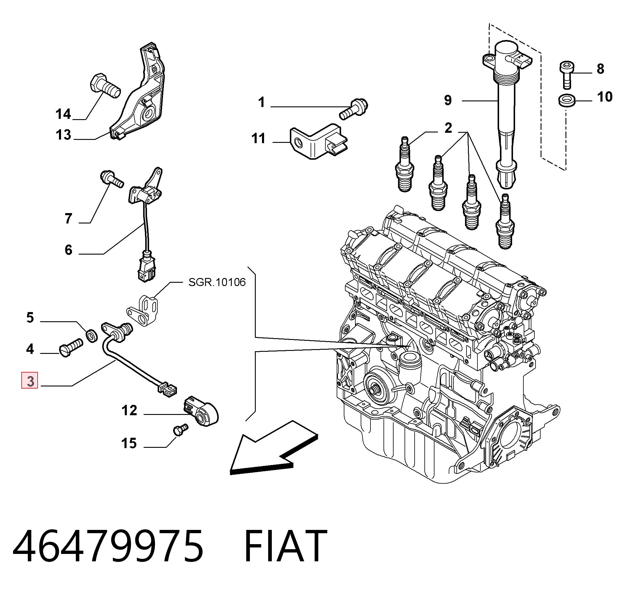 46479975 Fiat/Alfa/Lancia ДПКВ