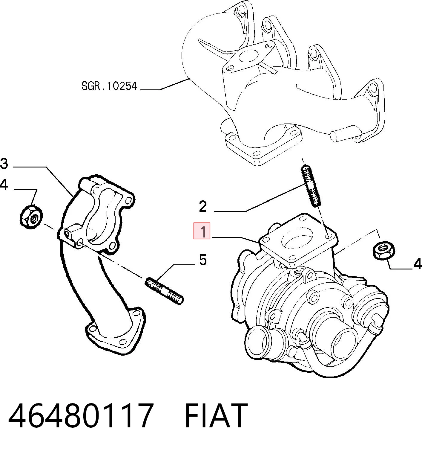  Турбіна Alfa Romeo 146 