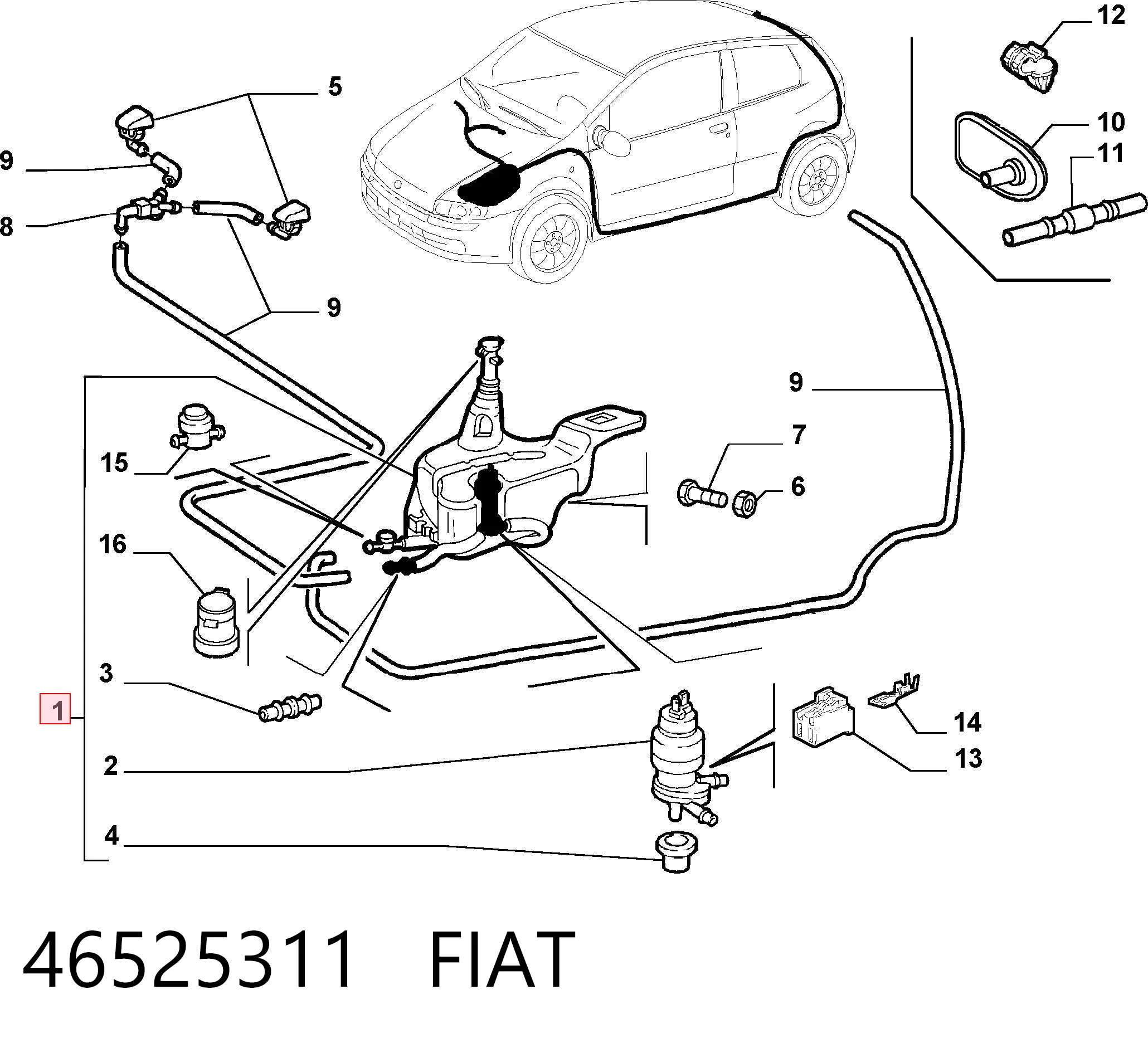 46525311 Fiat/Alfa/Lancia