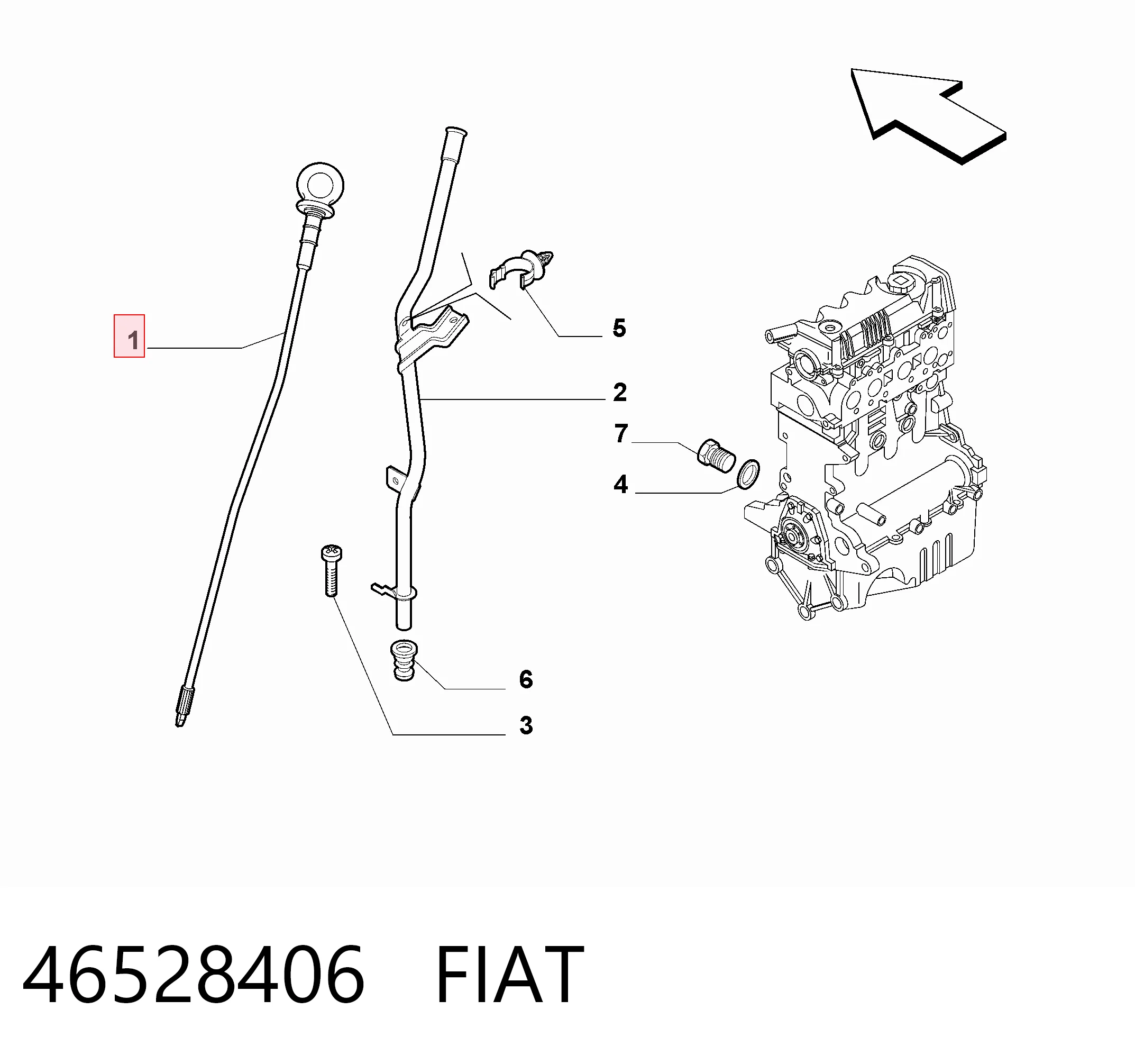 Купити Масляний щуп Alfa Romeo 156  932