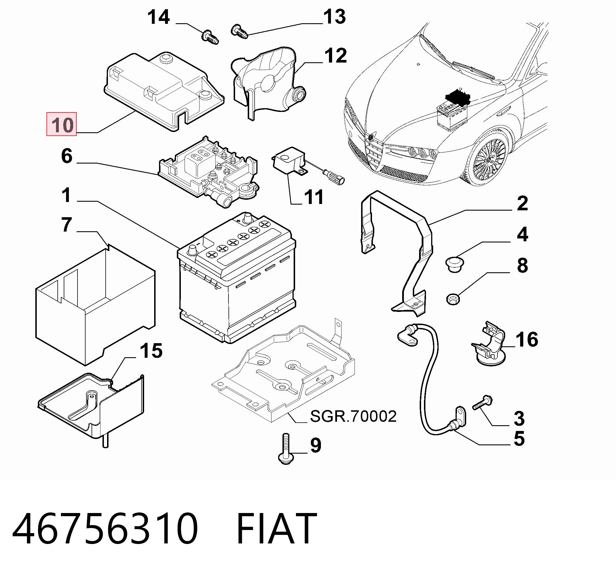 46756310 Fiat/Alfa/Lancia