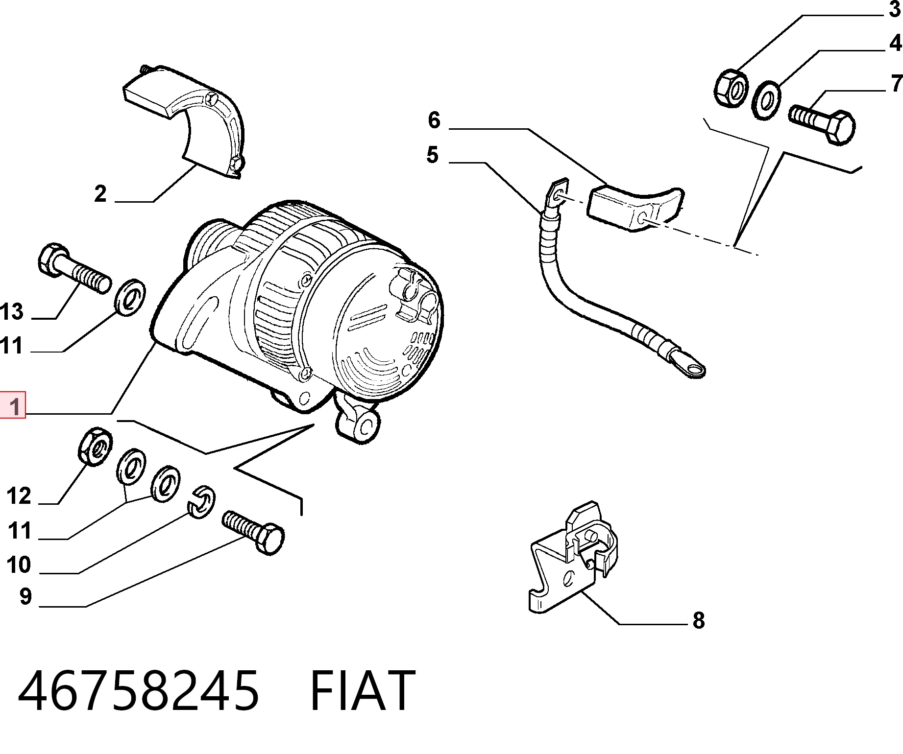 Генератор Magneti Marelli 943313501010 ціна, від 102.80 USD