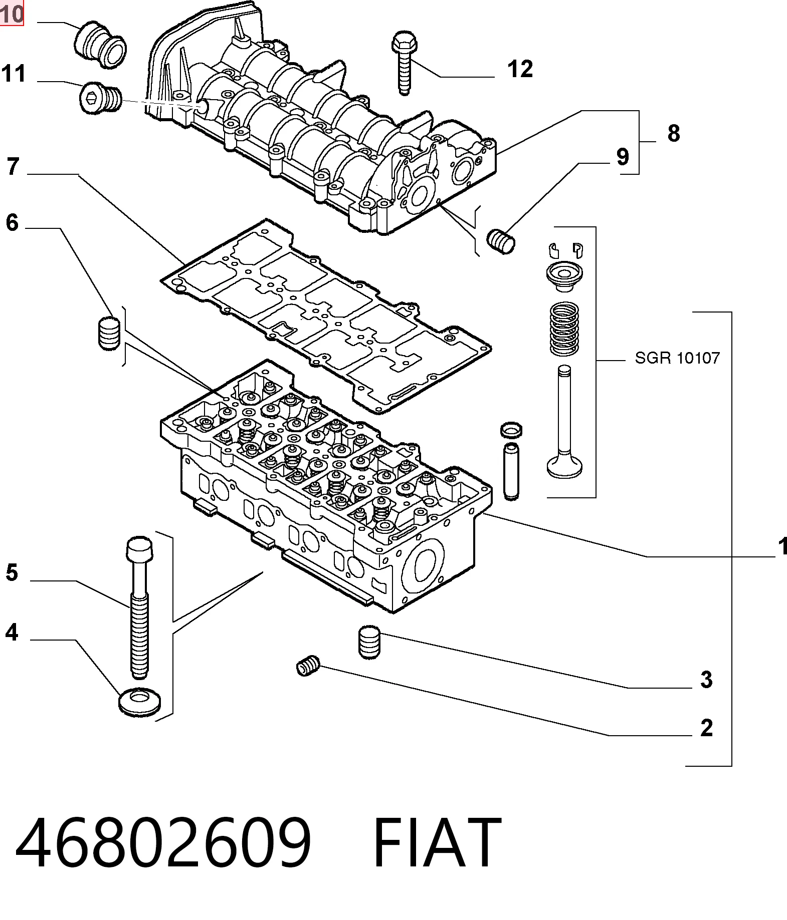 Заглушка клапанної кришки Corteco 49413358 ціна, від 4.44 USD