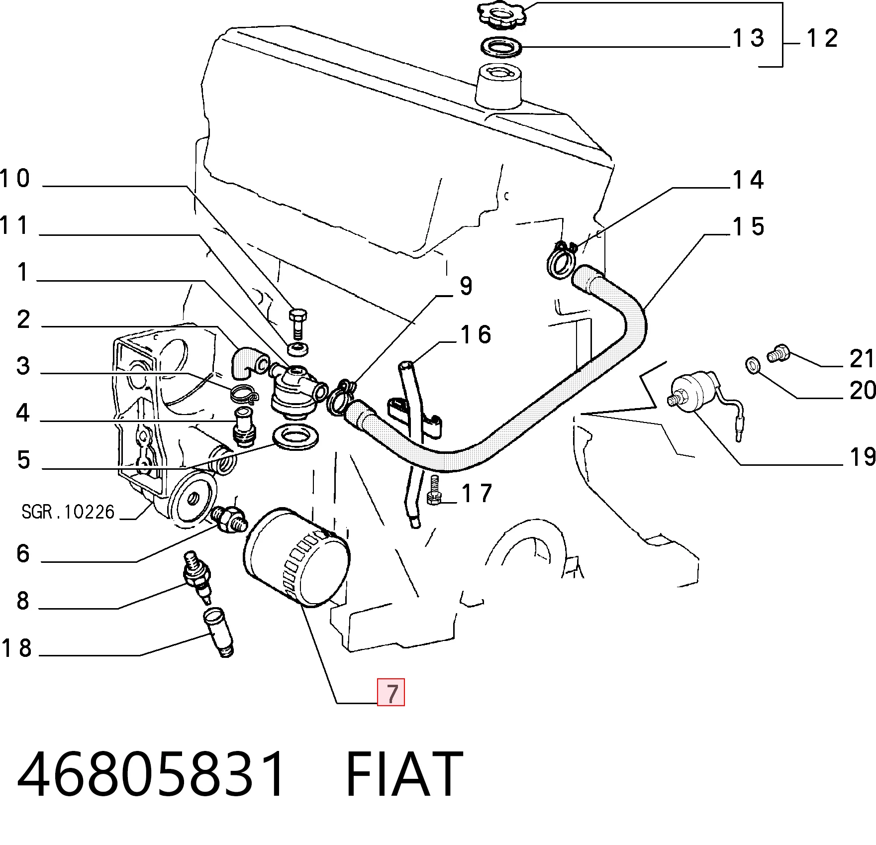 Масляний фільтр двигуна VAG 5000860 ціна, від 5.71 USD