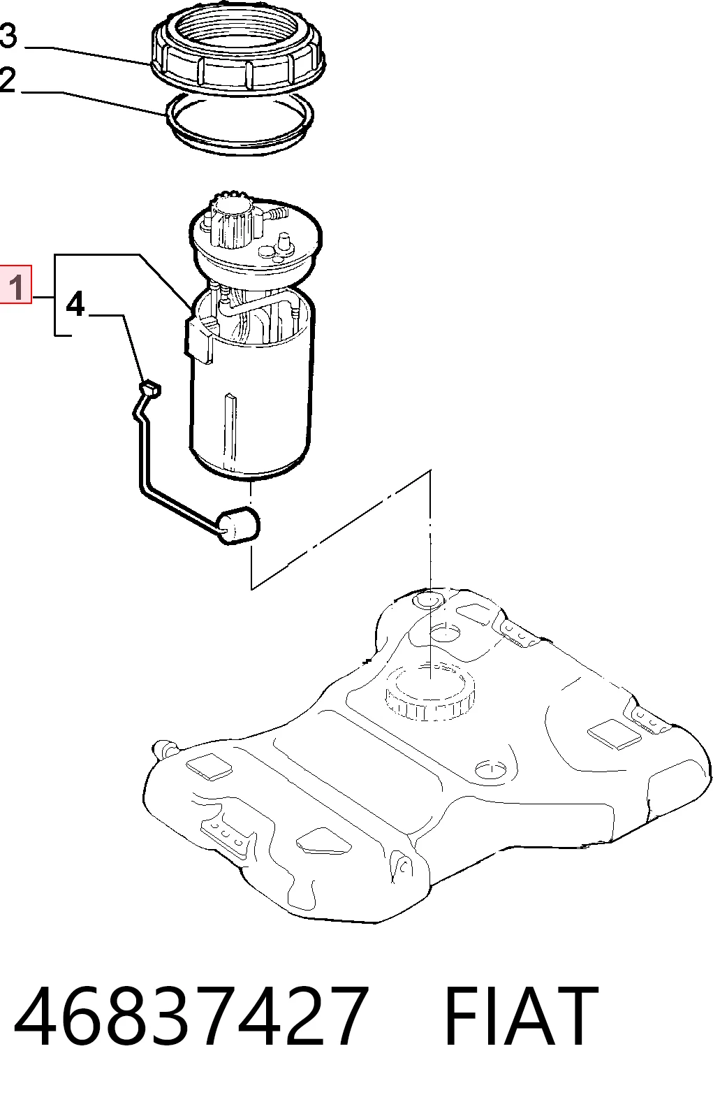 Бензонасос 580313022 Bosch