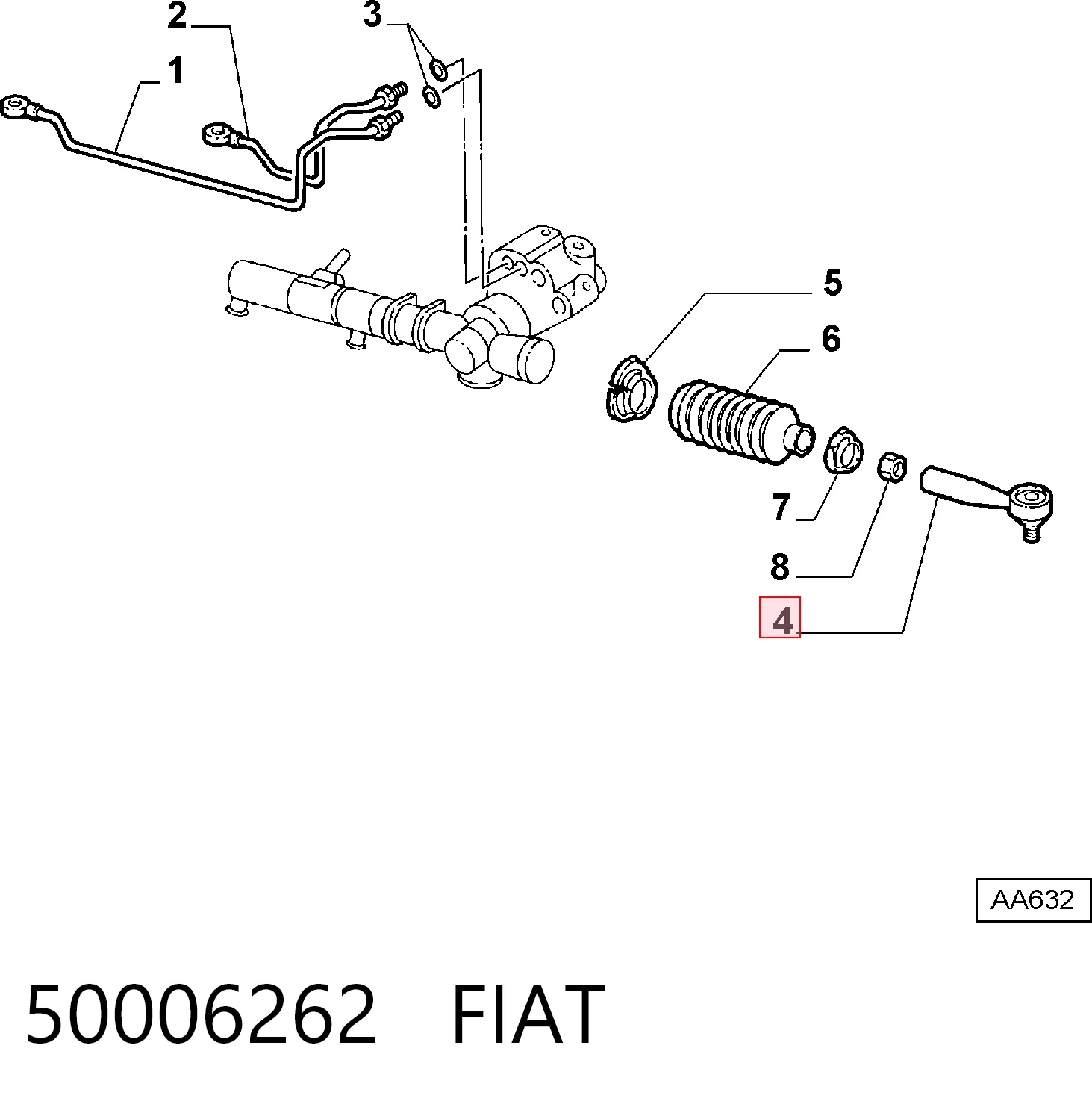 Рульовий наконечник F318 Polcar