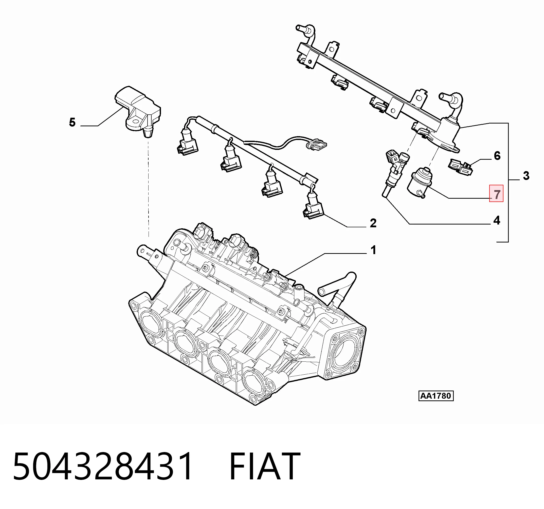 PW810691 Proton Регулятор тиску палива