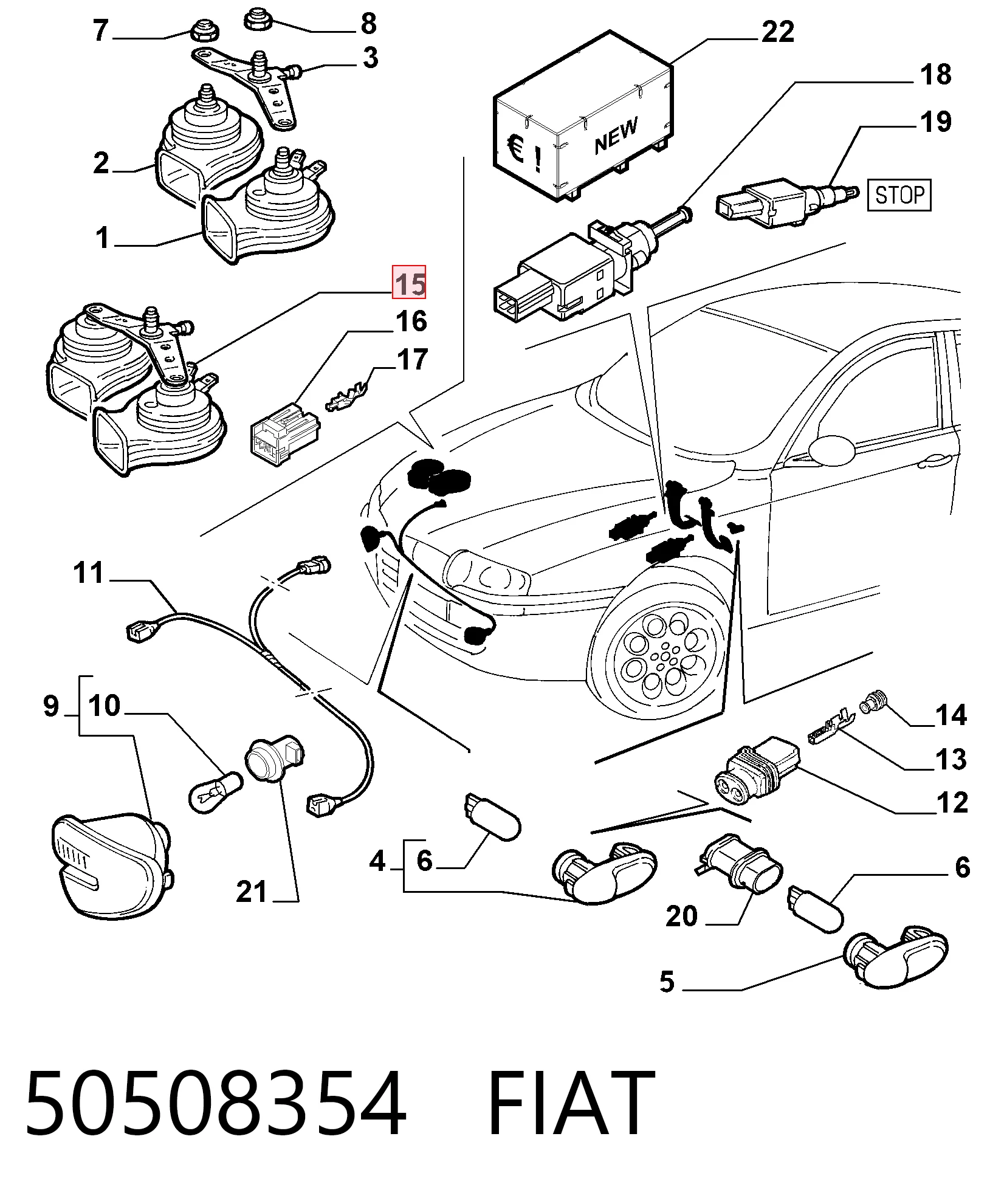 Сигнал звукової Mercedes 35421620