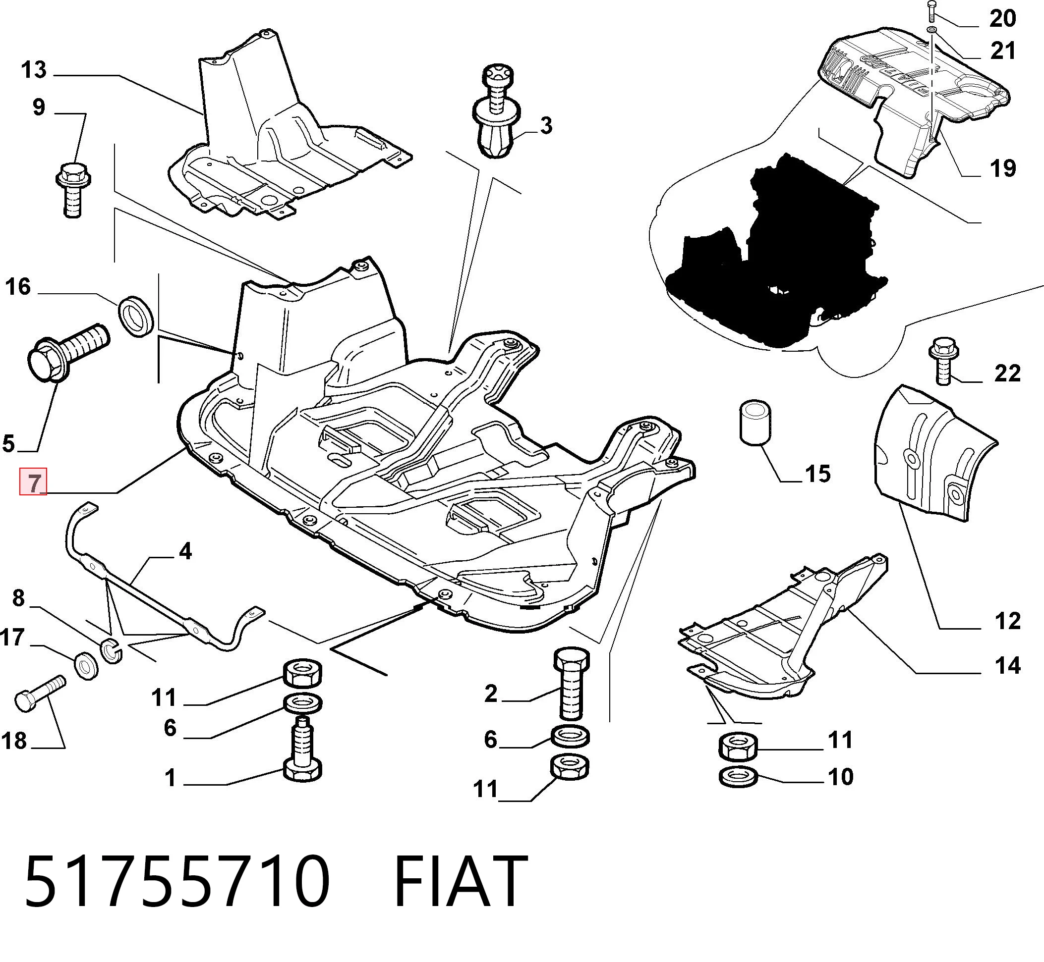 Захист піддона Magneti Marelli CVR98116