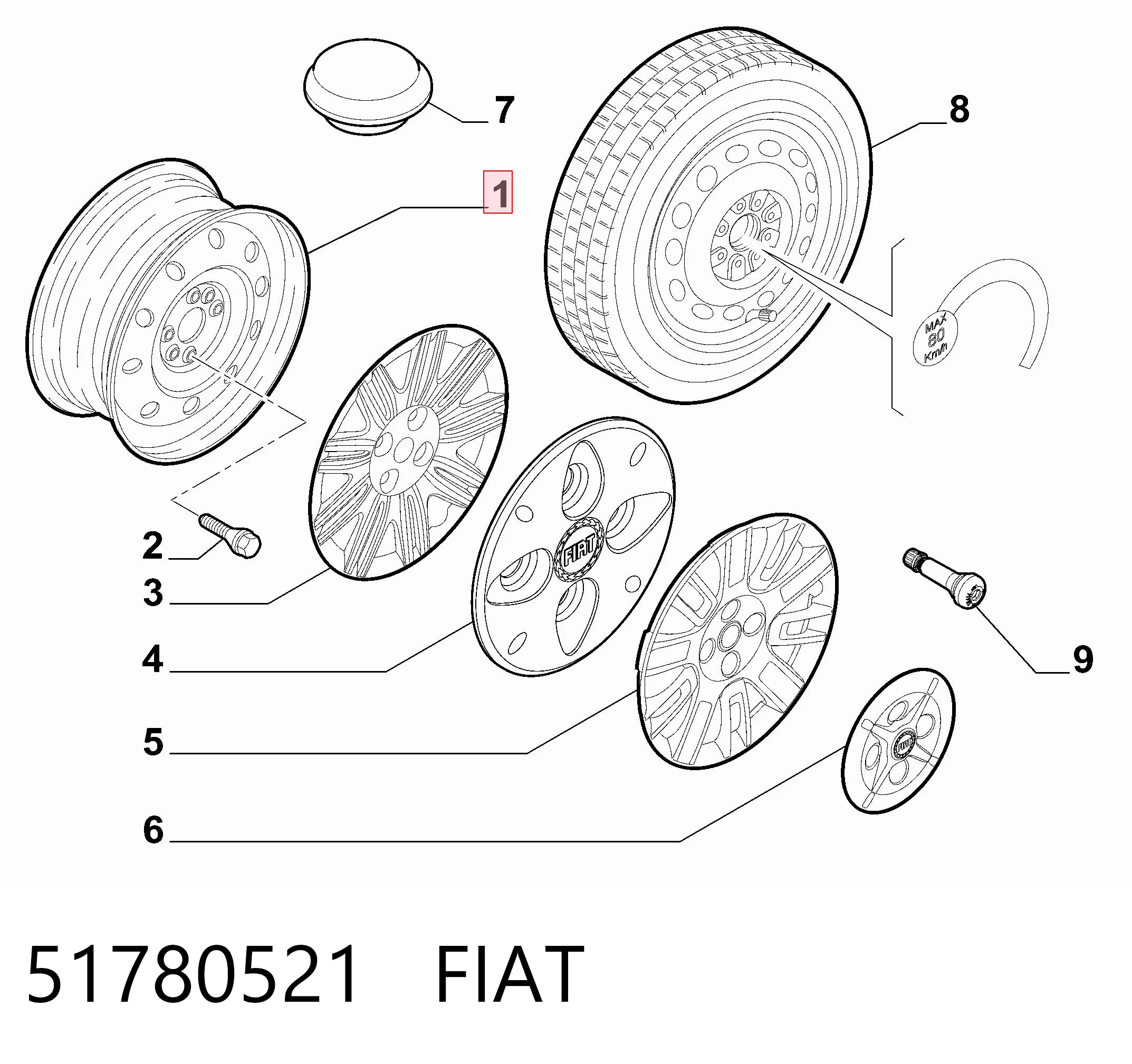 51780521 Fiat/Alfa/Lancia