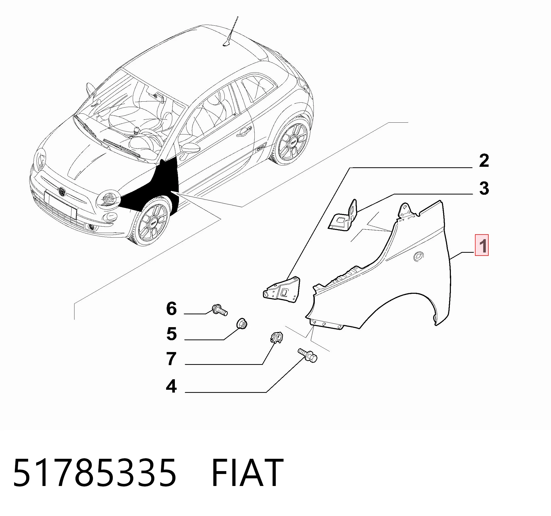 Купити 68070508AB Chrysler Крила
