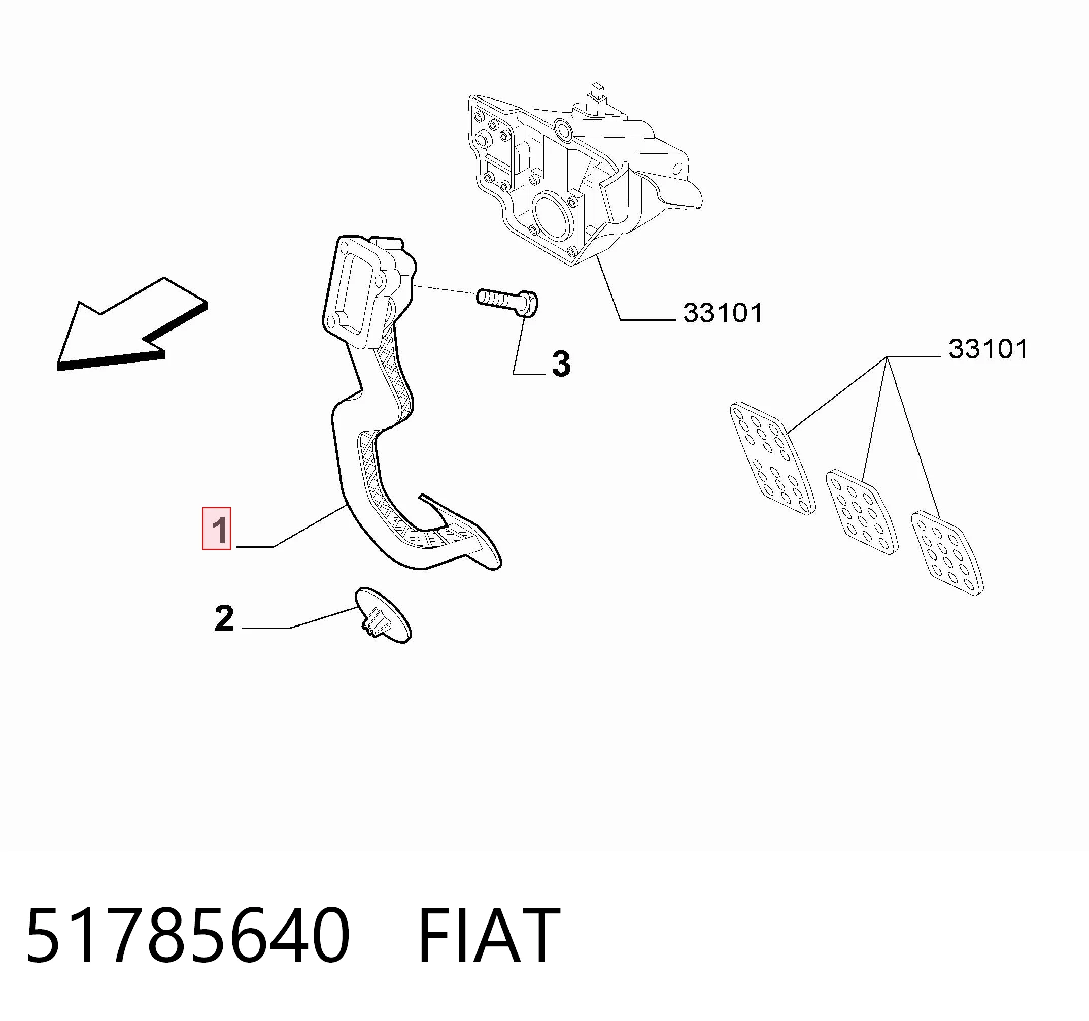 Купити 280755198 Bosch Педаль газу