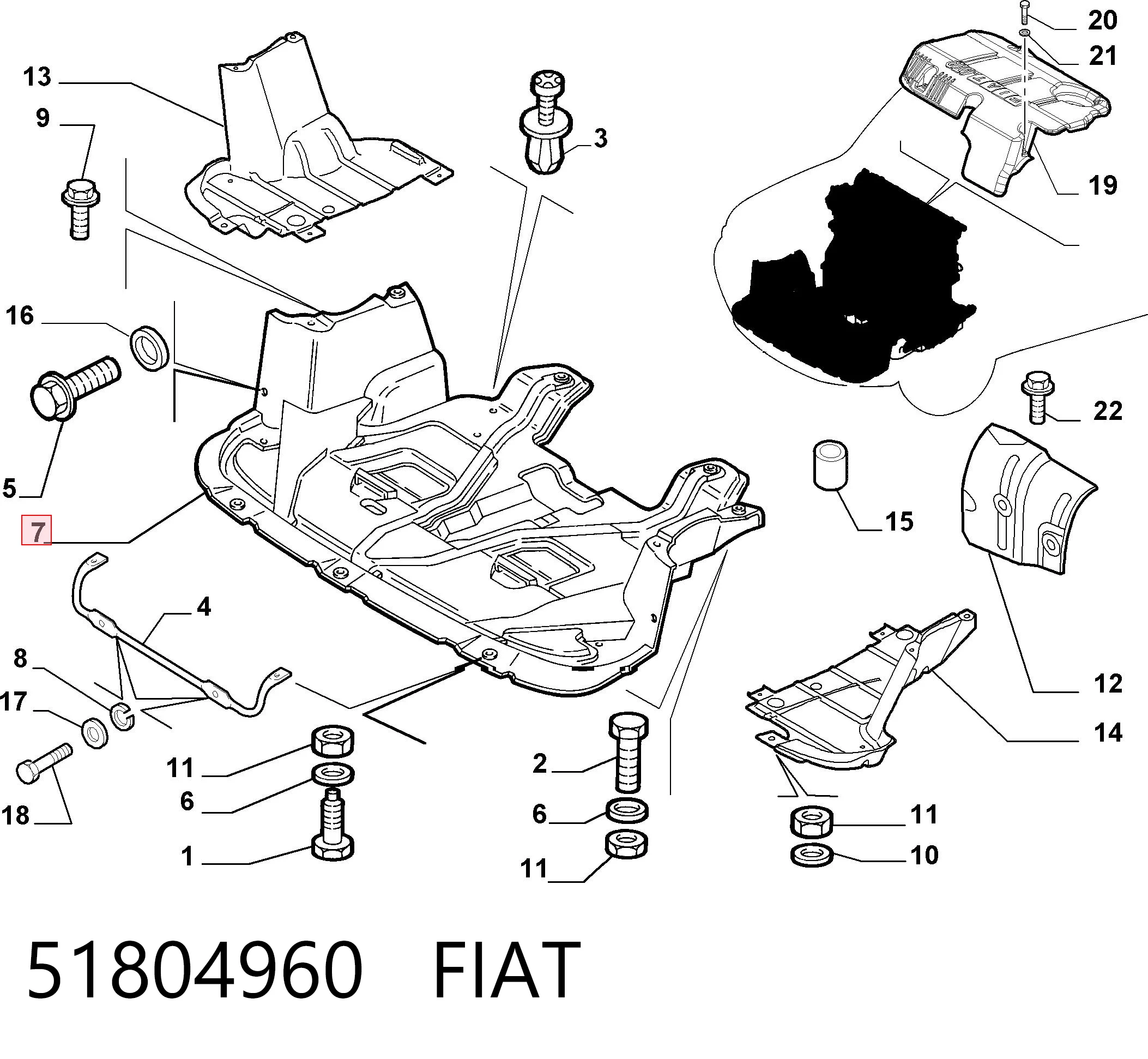 CVR98116 Magneti Marelli Захист піддона двигуна