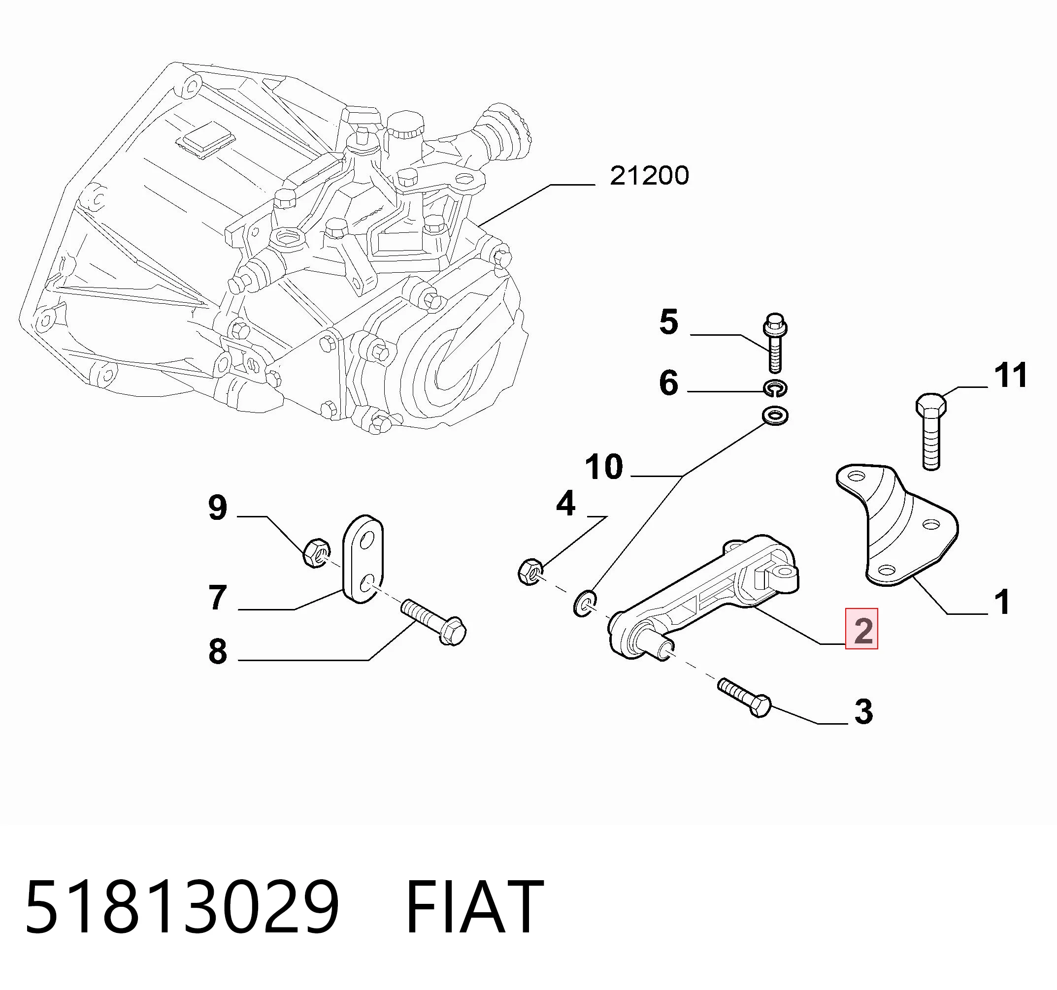 Ліва подушка двигуна Magneti Marelli 010649 ціна, від 33.15 USD