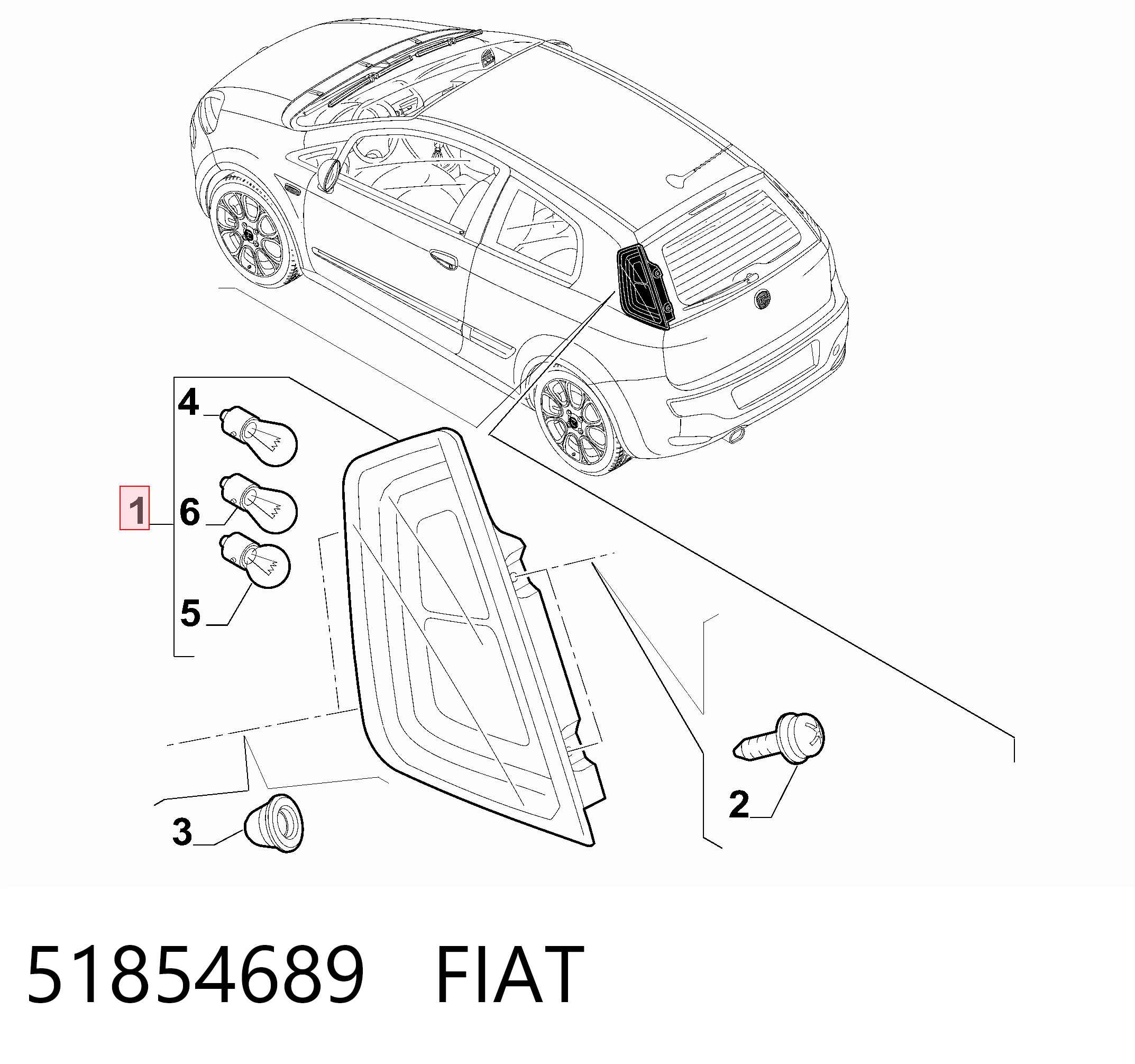 Купити LLI411 Magneti Marelli Задня права фара