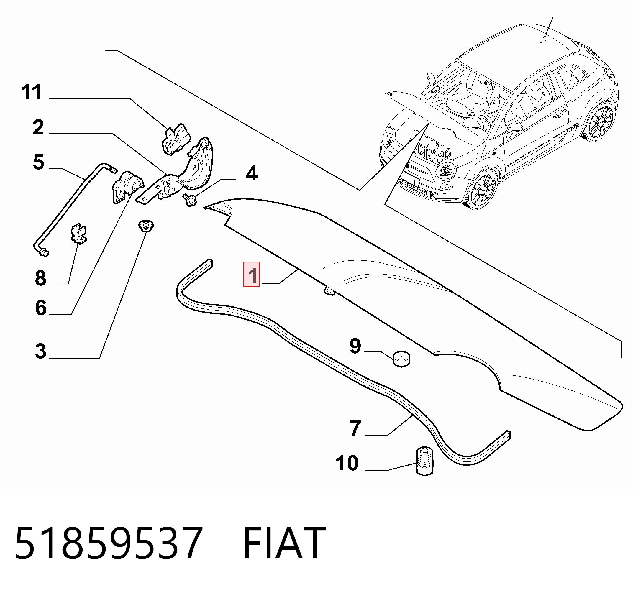 Капот SYFT030G002 Simyi