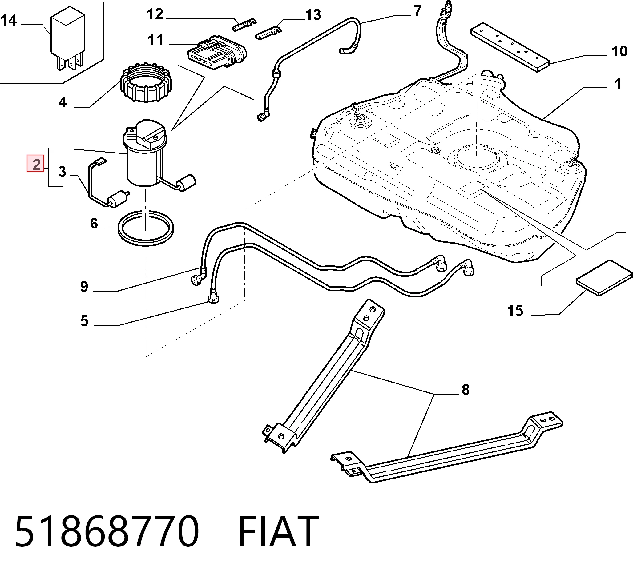 Бензонасос 580314223 Bosch