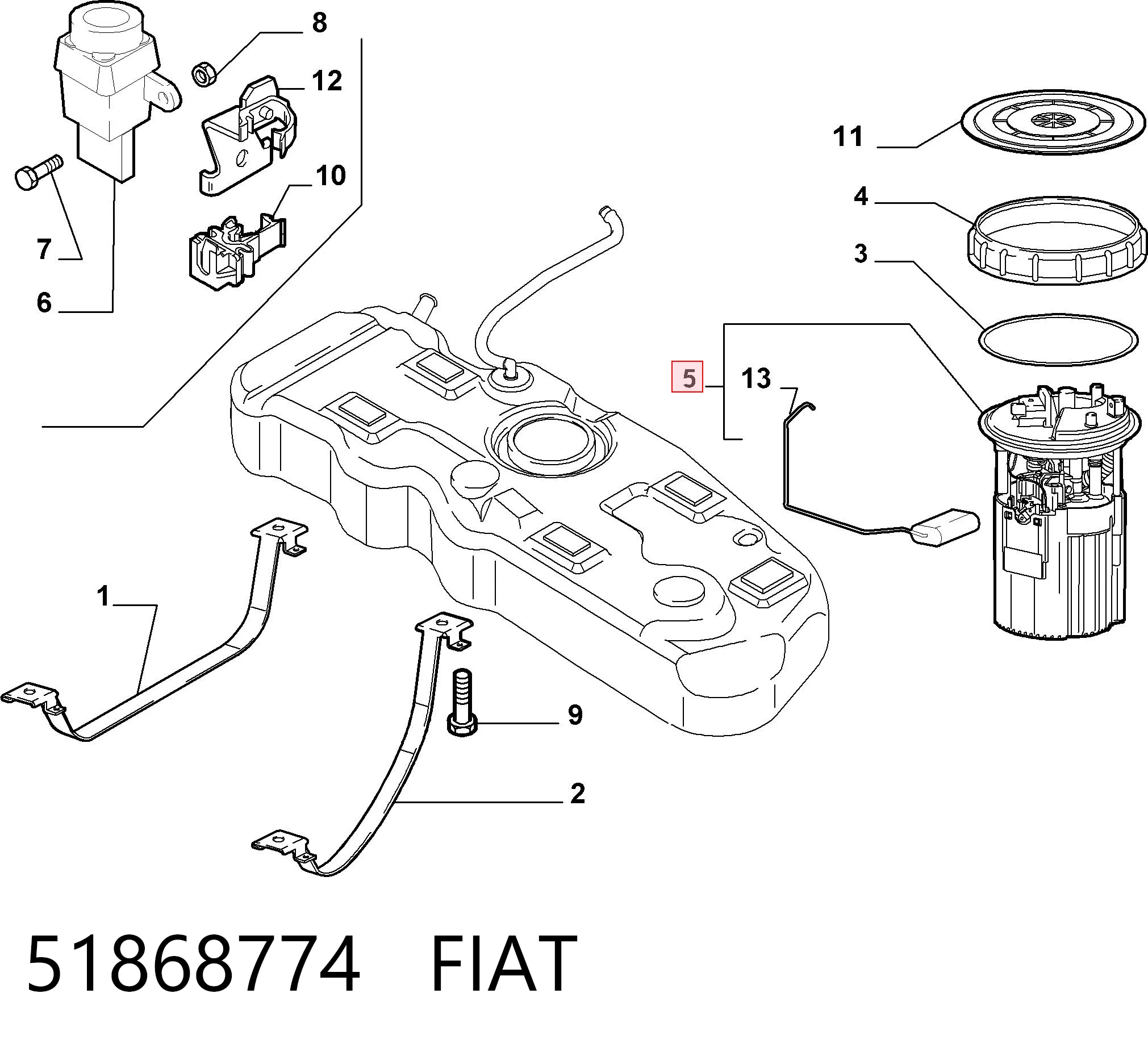 Модуль бензонасоса Magneti Marelli MAM00138M ціна, від 106.27 USD