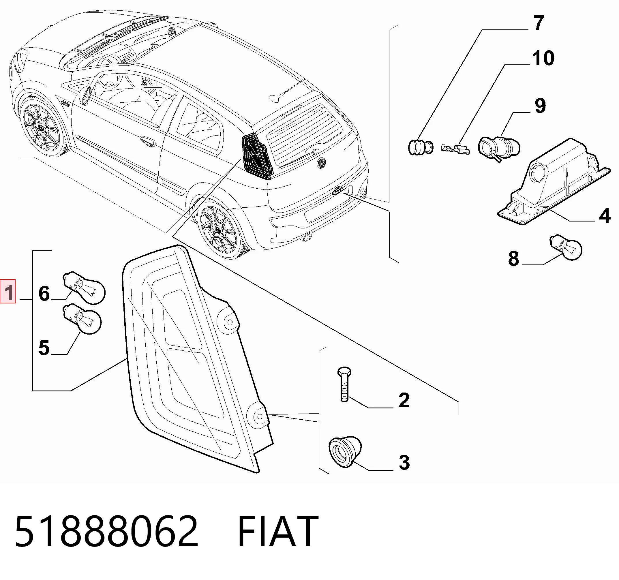Лівий стоп 3036871E Polcar
