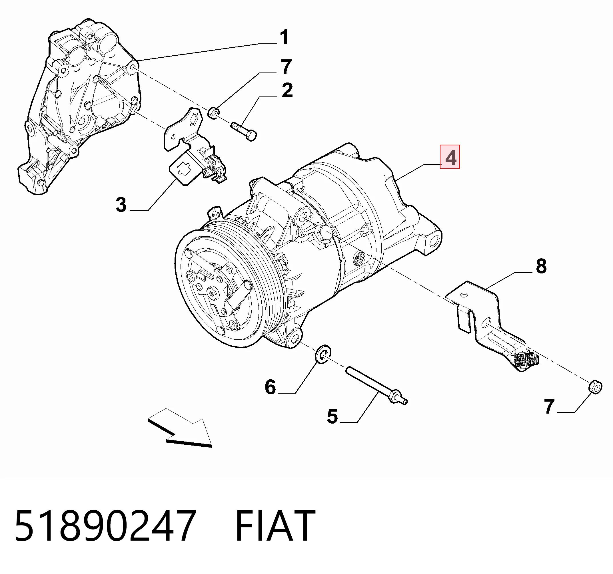 Компресор системи кондиціювання NRF 320160 ціна, від 279.83 USD