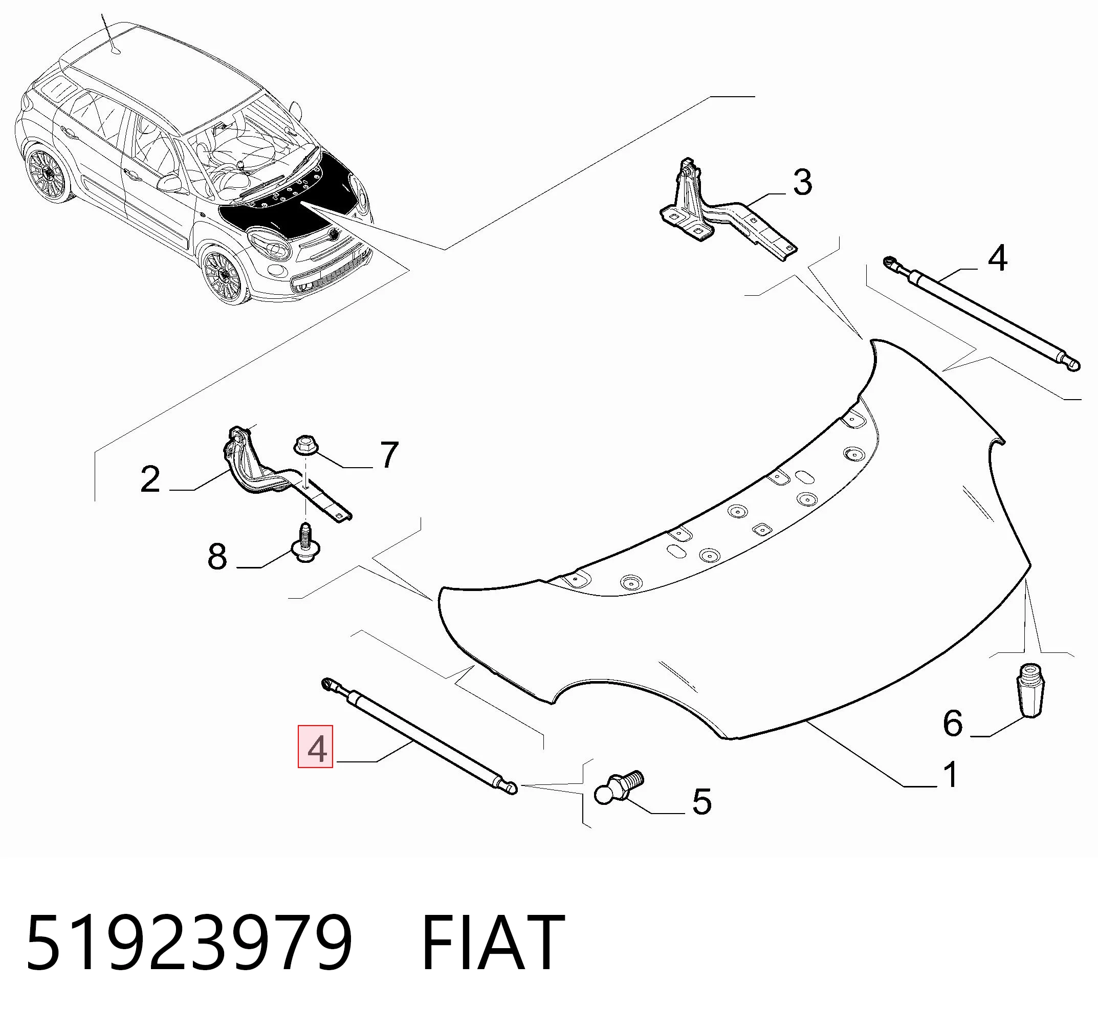 Амортизатор капота газовий Magneti Marelli 430719111000 ціна, від 16.88 USD