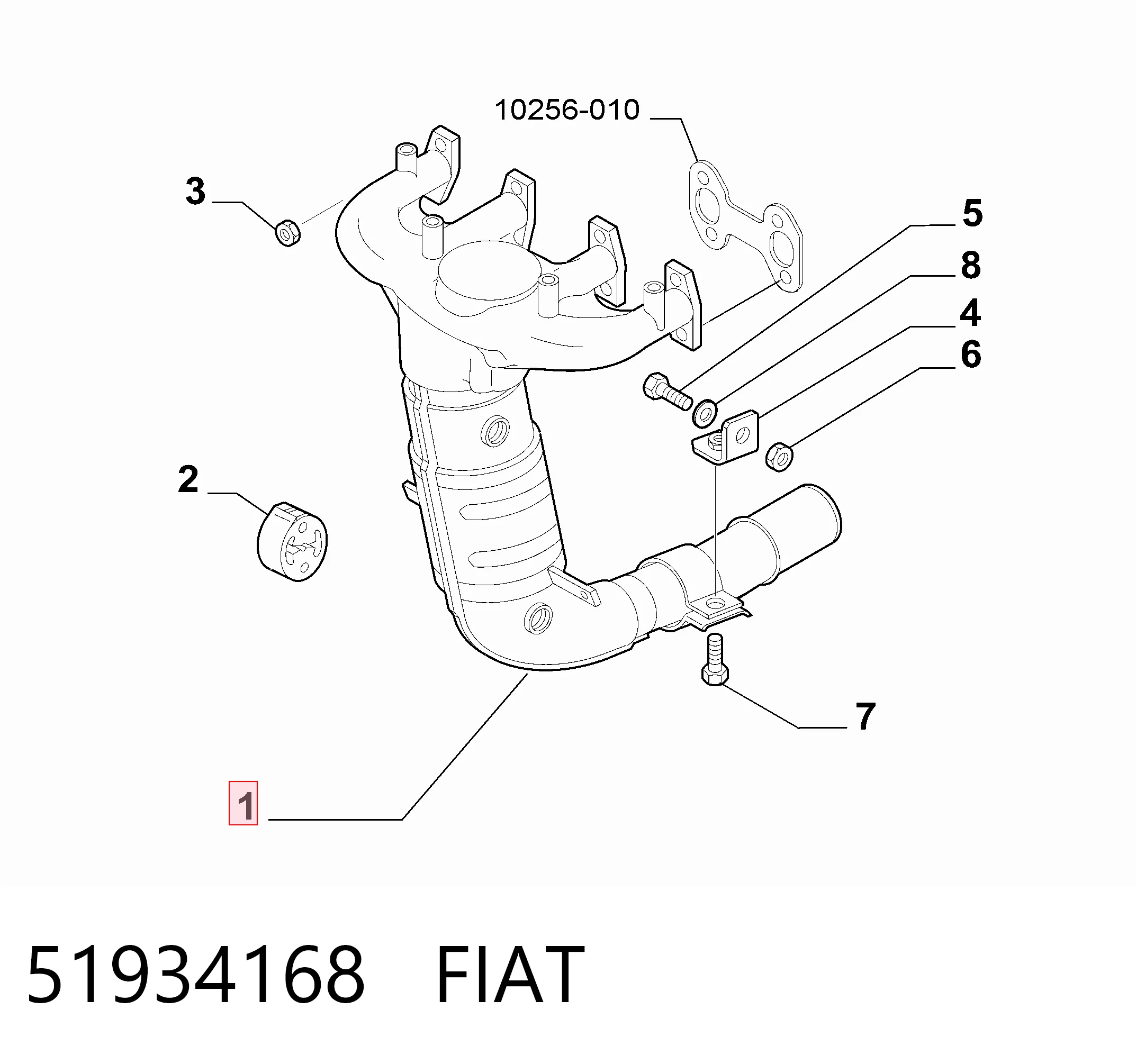 Купити 1613347 Ford Шланг гальмівний задній