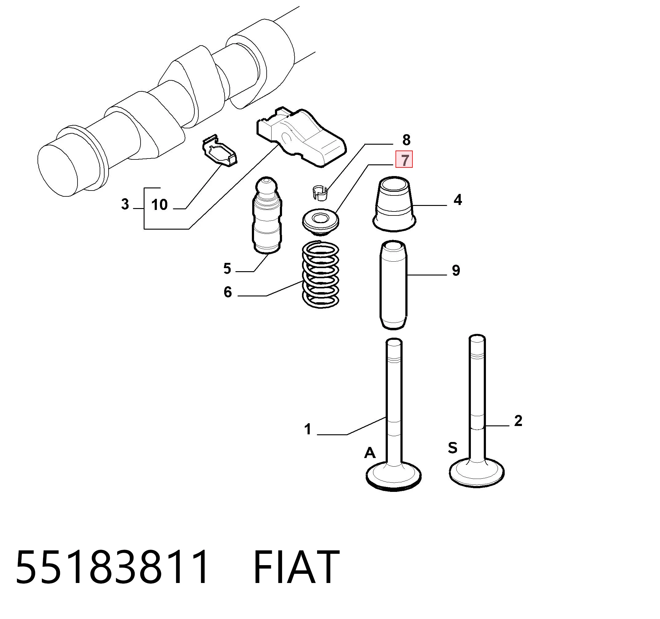 55183811 Fiat/Alfa/Lancia