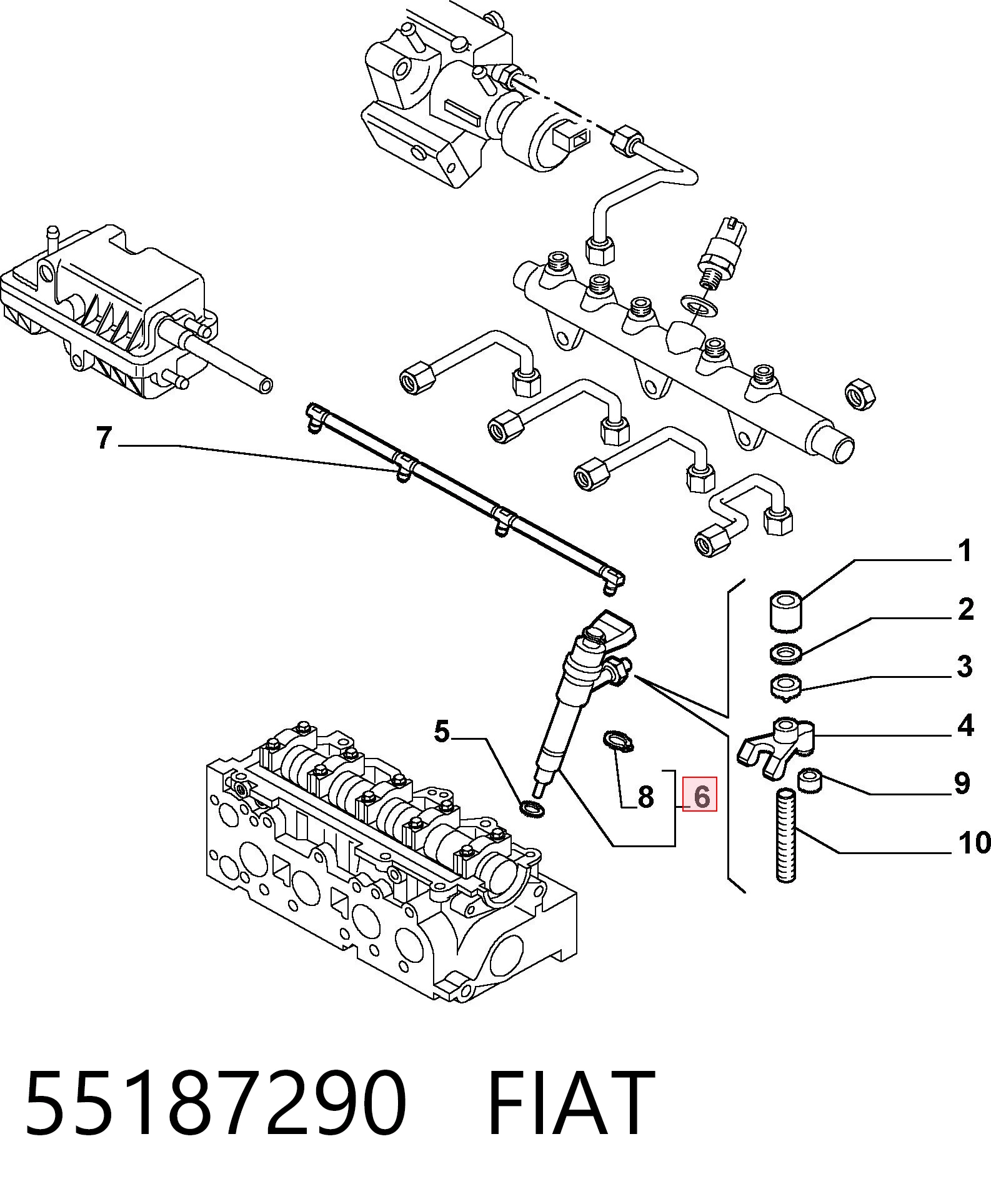 445110068 Bosch Форсунка вприску палива