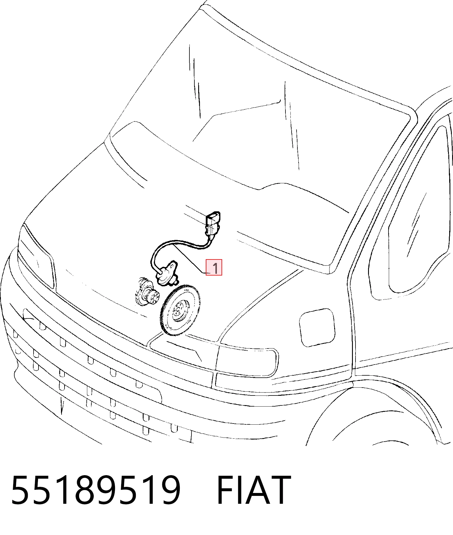Купити Датчик колінвала Fiat Ducato II 230L