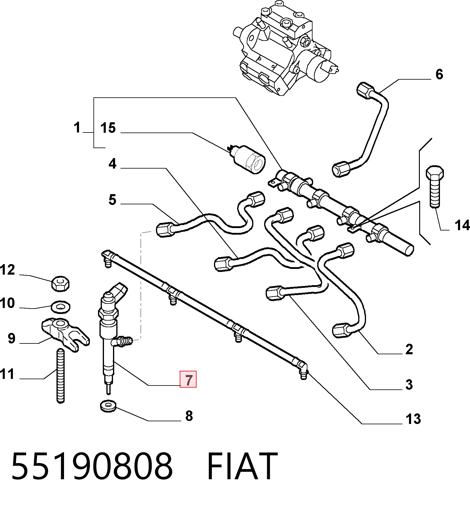 Купити Паливні форсунки Alfa Romeo 147  937