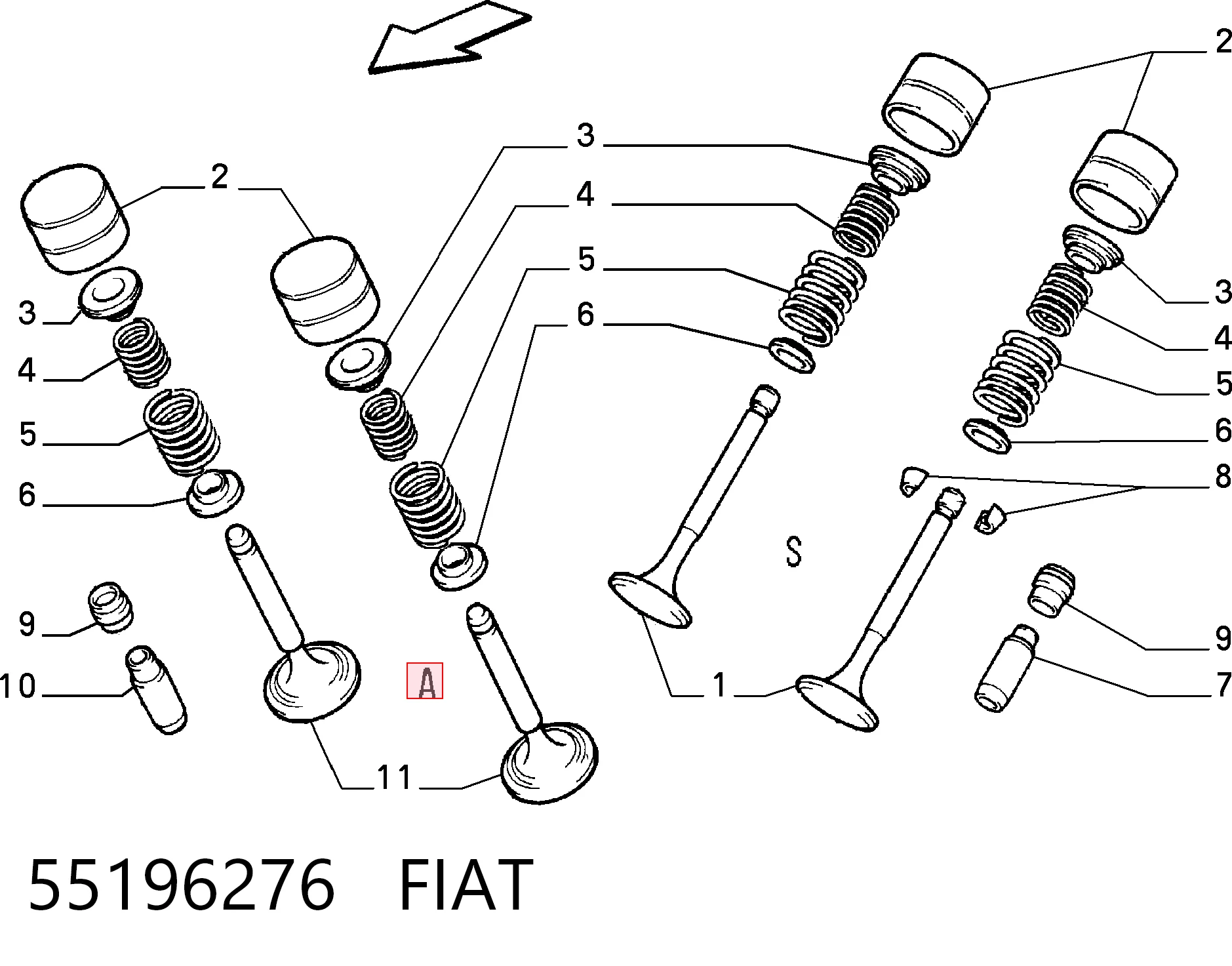 4781R Freccia Клапан випускний