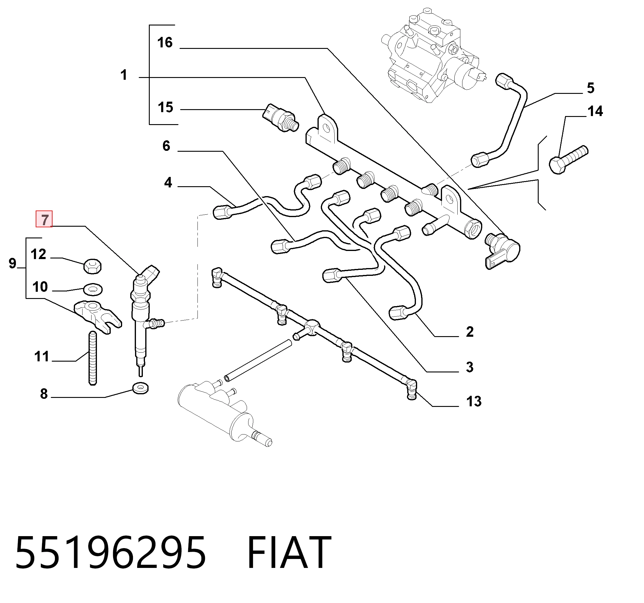 Купити 445110243 Bosch Форсунка дизельна в зборі, розпилювач + тримач