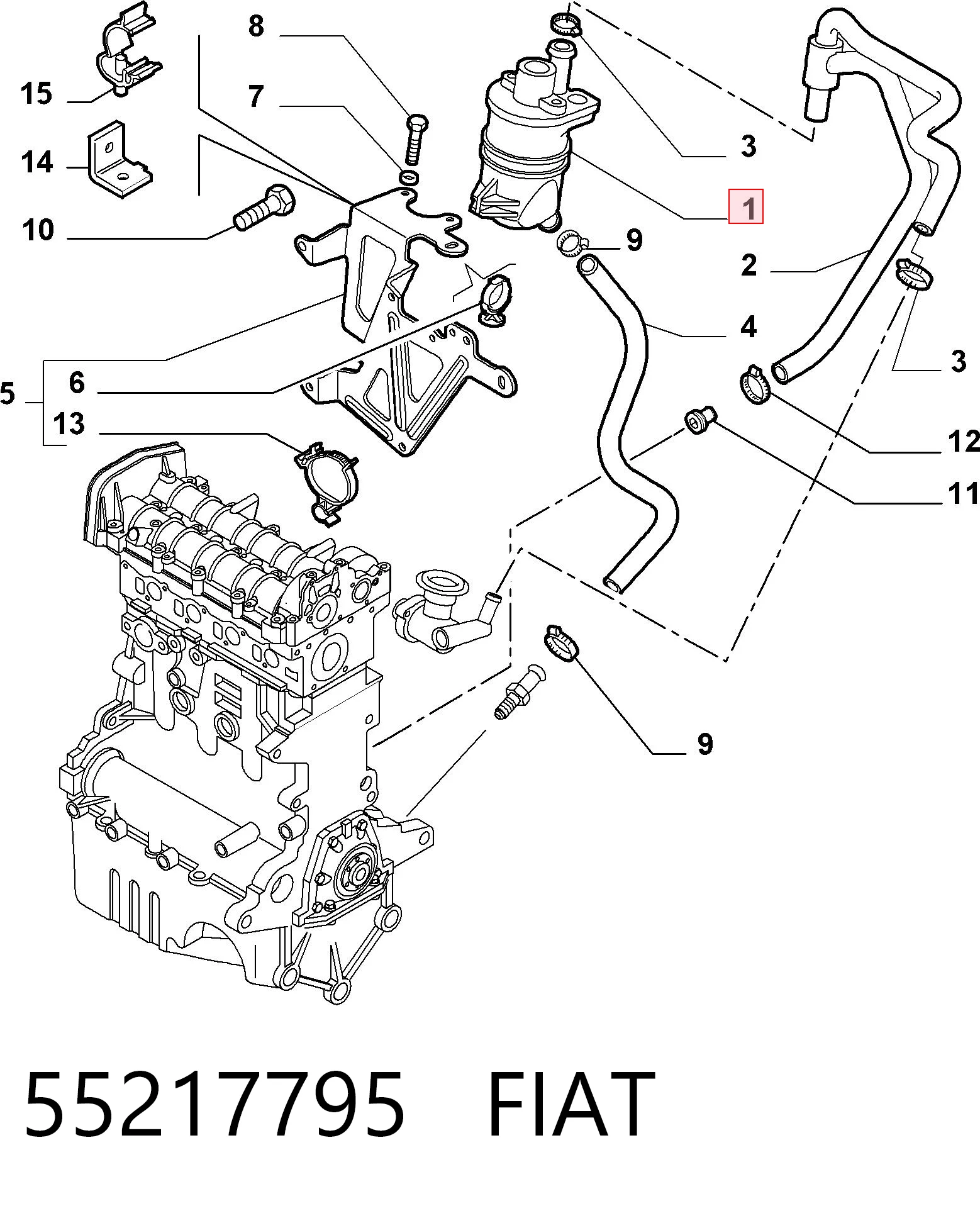 656722 Opel Масловіддільник