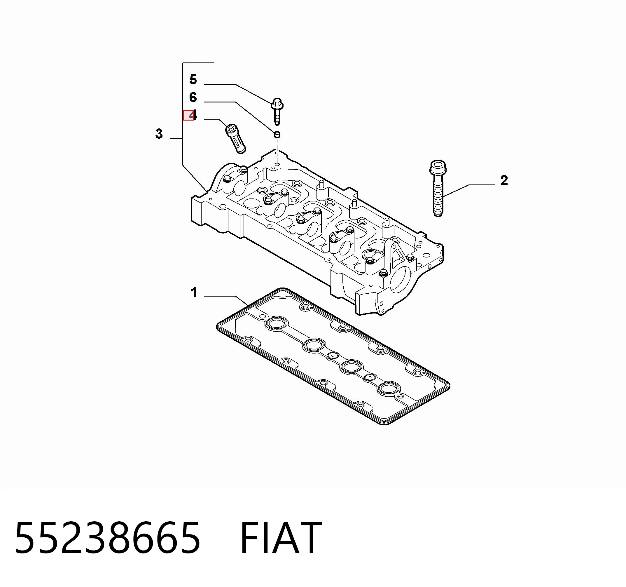 55238665 Fiat/Alfa/Lancia Фільтр регулятора фаз газорозподілу