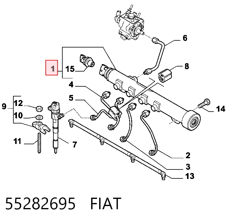 Купити 0445214254 Bosch Розподільник палива