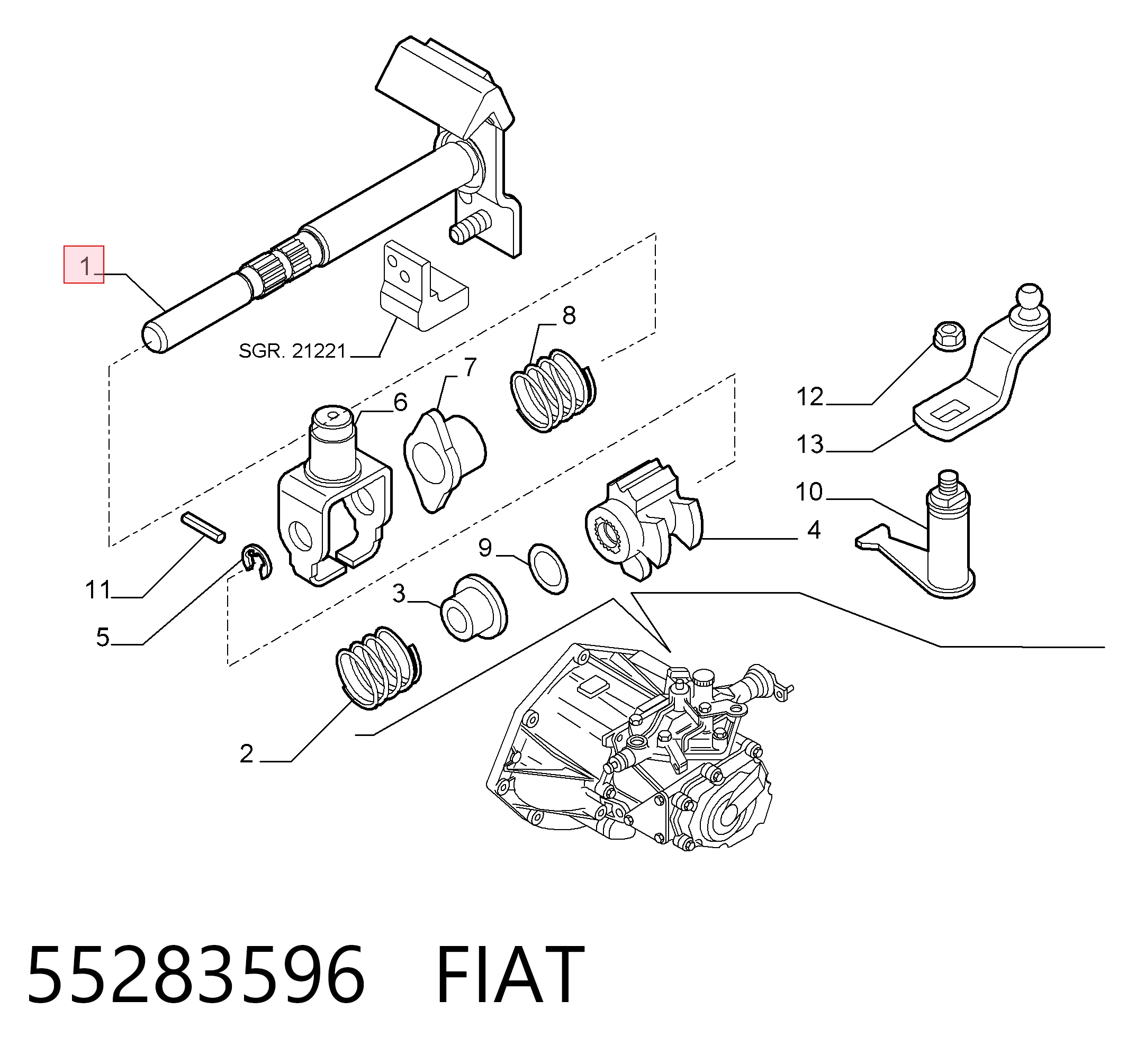 55283596 Fiat/Alfa/Lancia