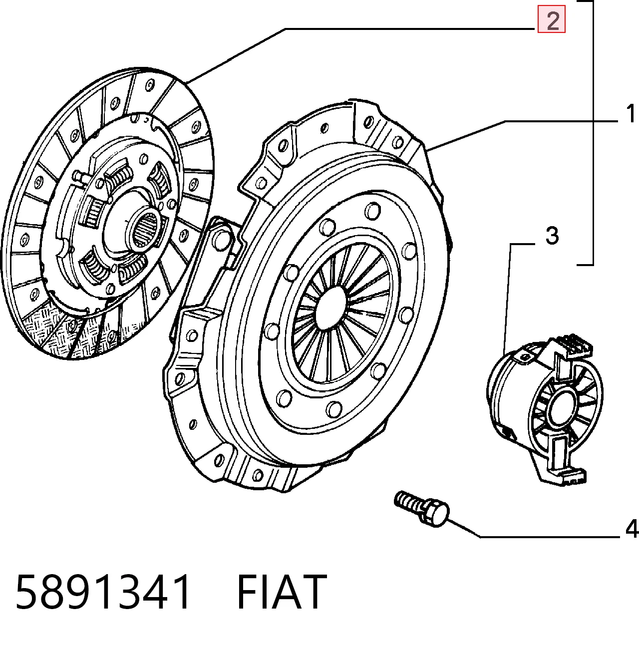 Купити 1878038642 Sachs Диск зчеплення