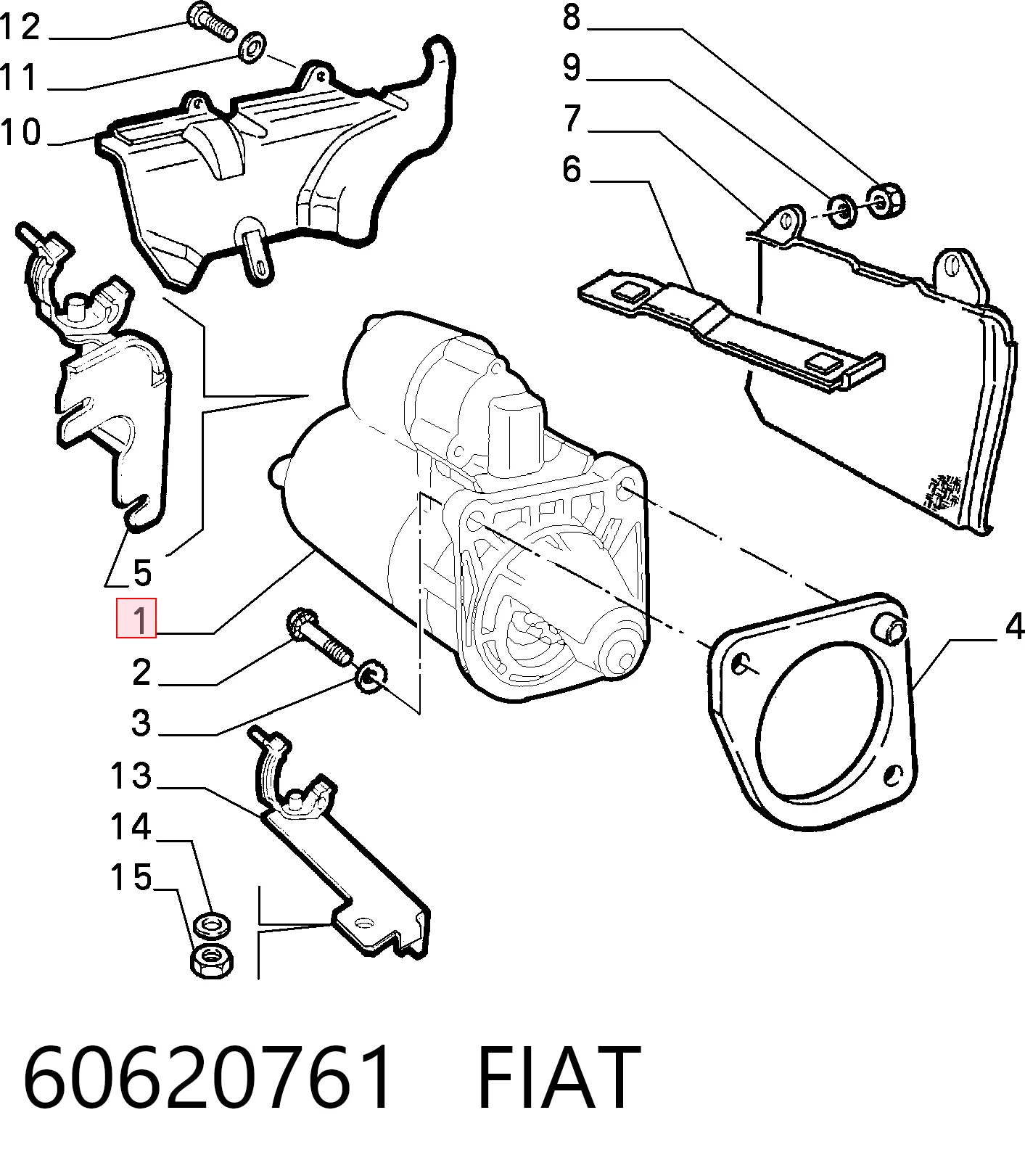 Стартер Magneti Marelli 63111007 ціна, від 41.68 USD