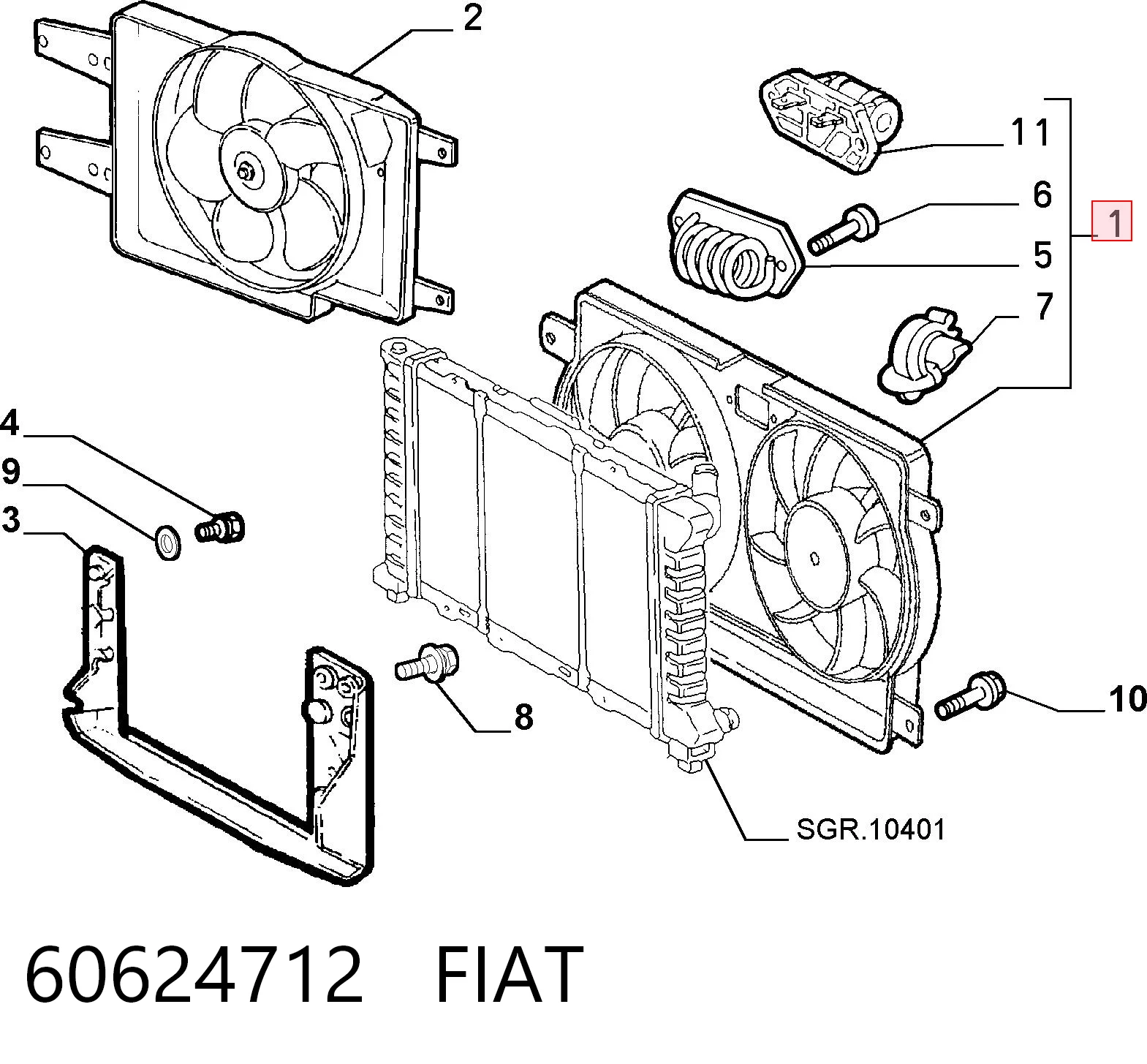 60624712 Fiat/Alfa/Lancia